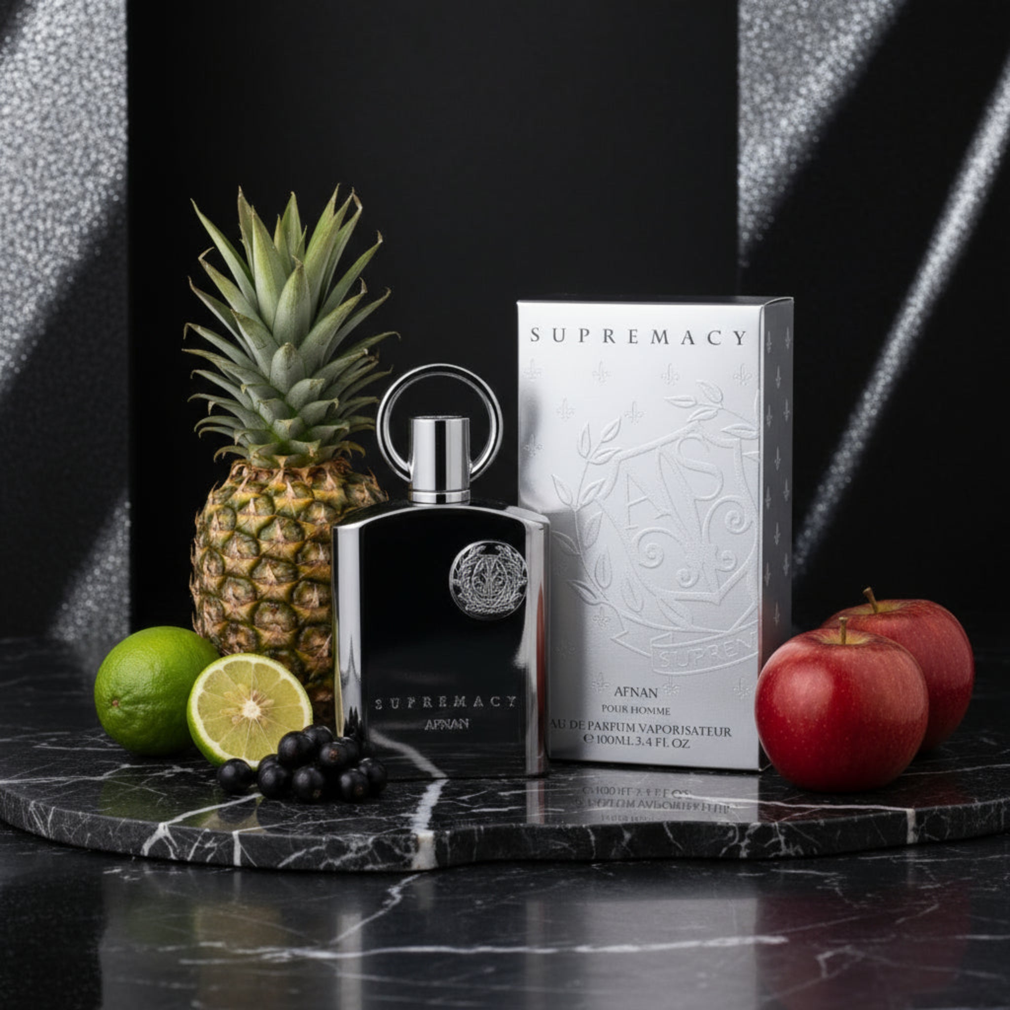 Supremacy Silver by Afnan cologne for men EDP 3.3 / 3.4 oz New in Box