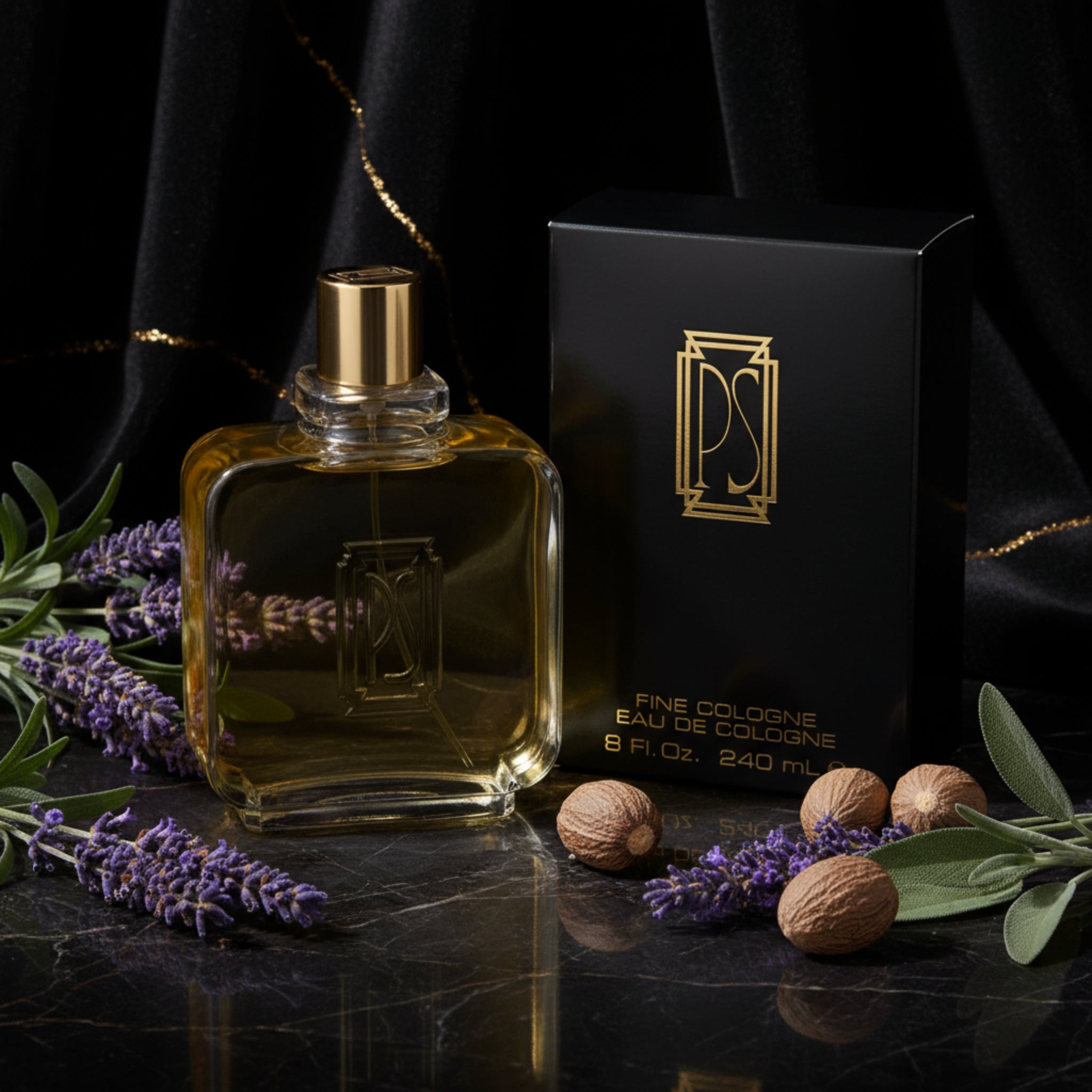 Paul Sebastian PS Cologne Splash 8.0 oz for Men New in Box