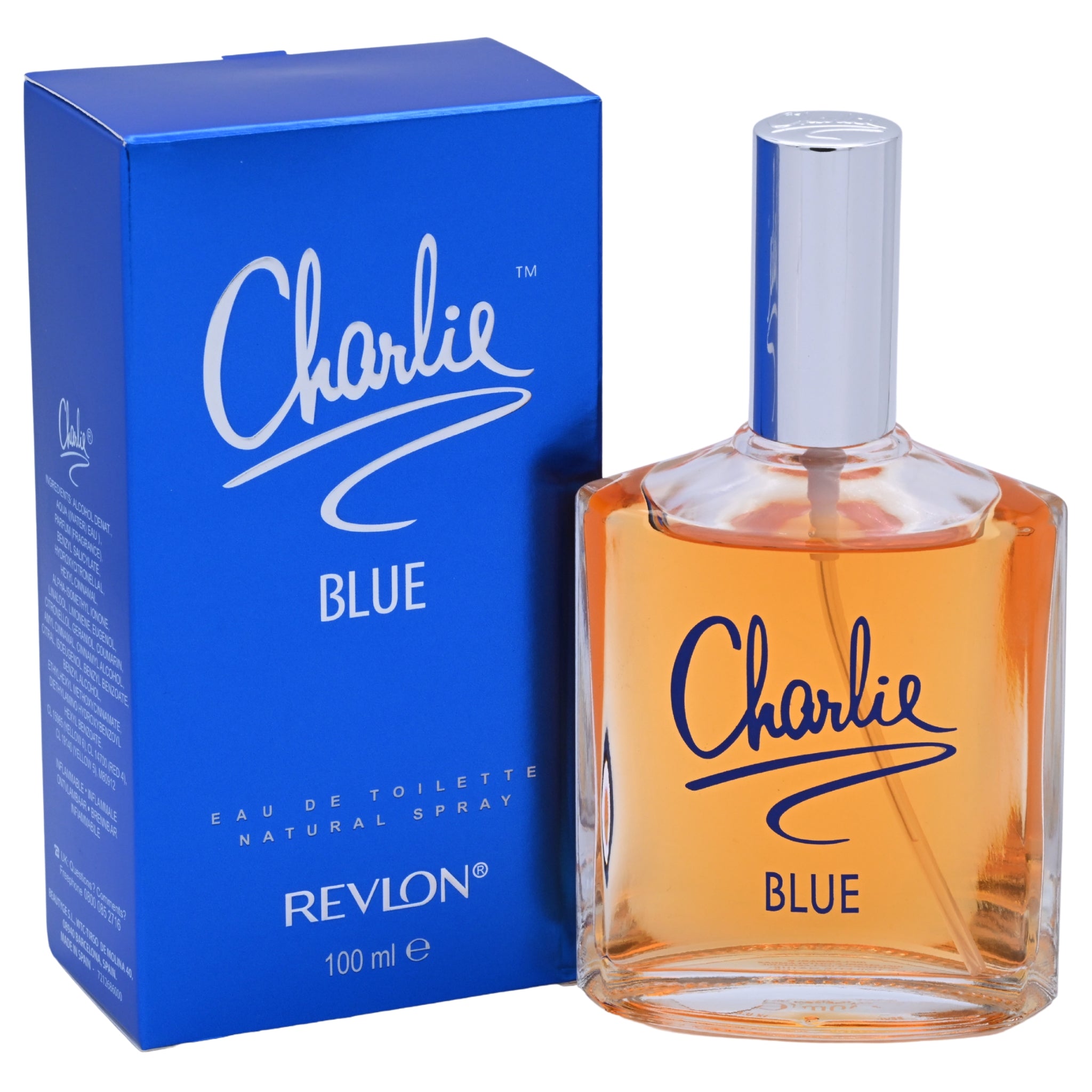 CHARLIE BLUE by REVLON Perfume for Women 3.4 oz 3.3 EDT New in Box