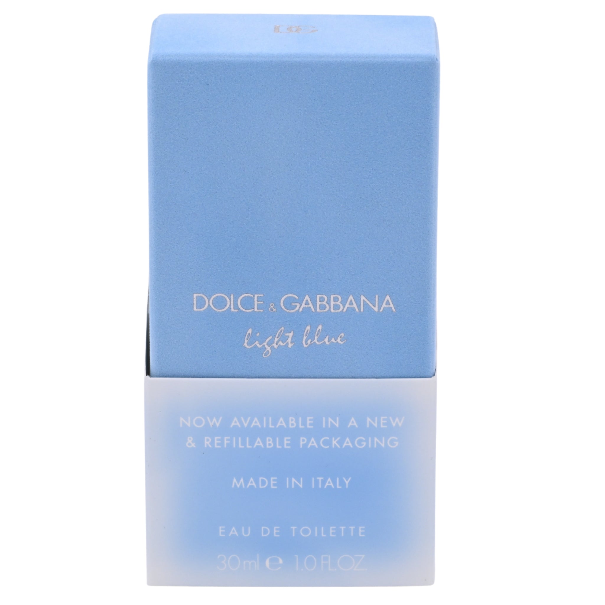 Dolce & Gabbana Light Blue eau de toilette packaging on a white background