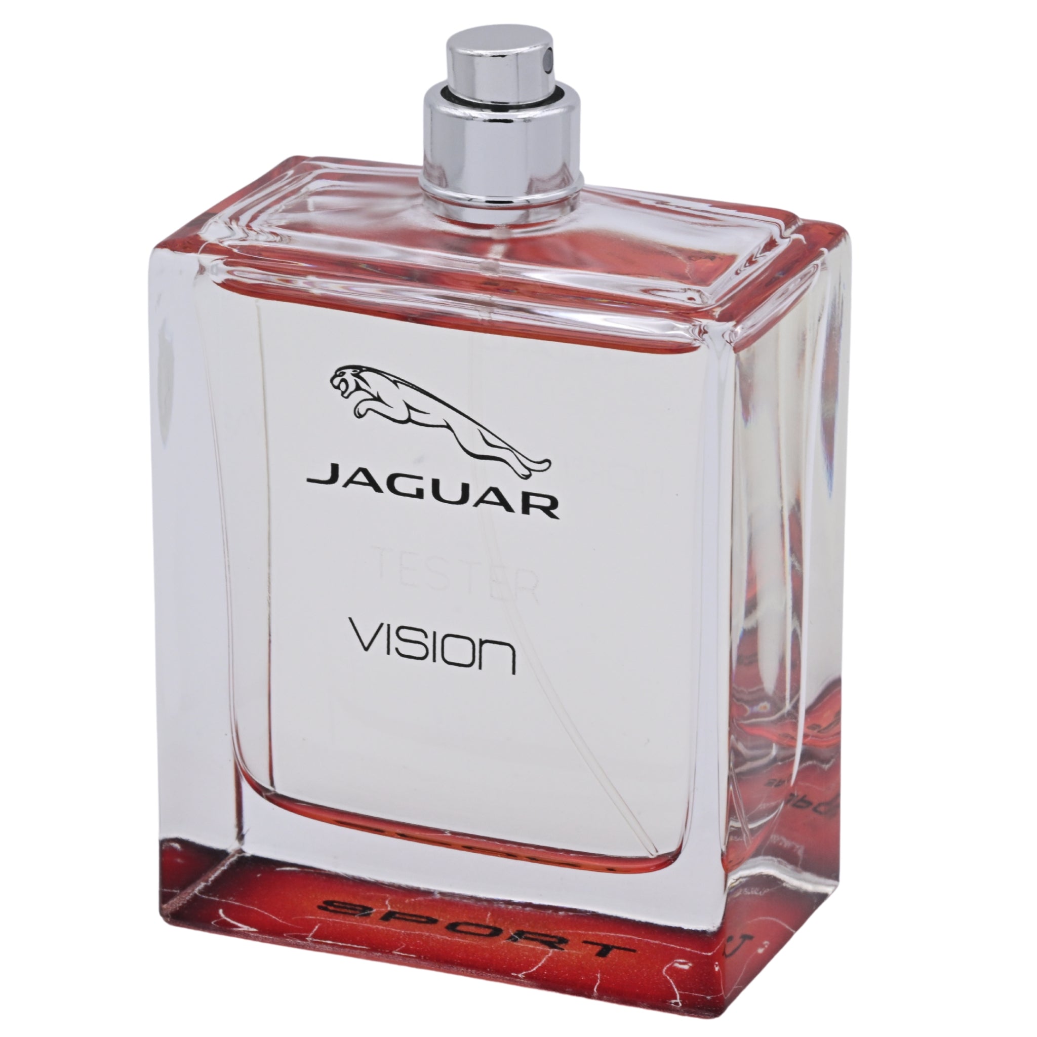 Jaguar Vision Sport perfume bottle on a white background