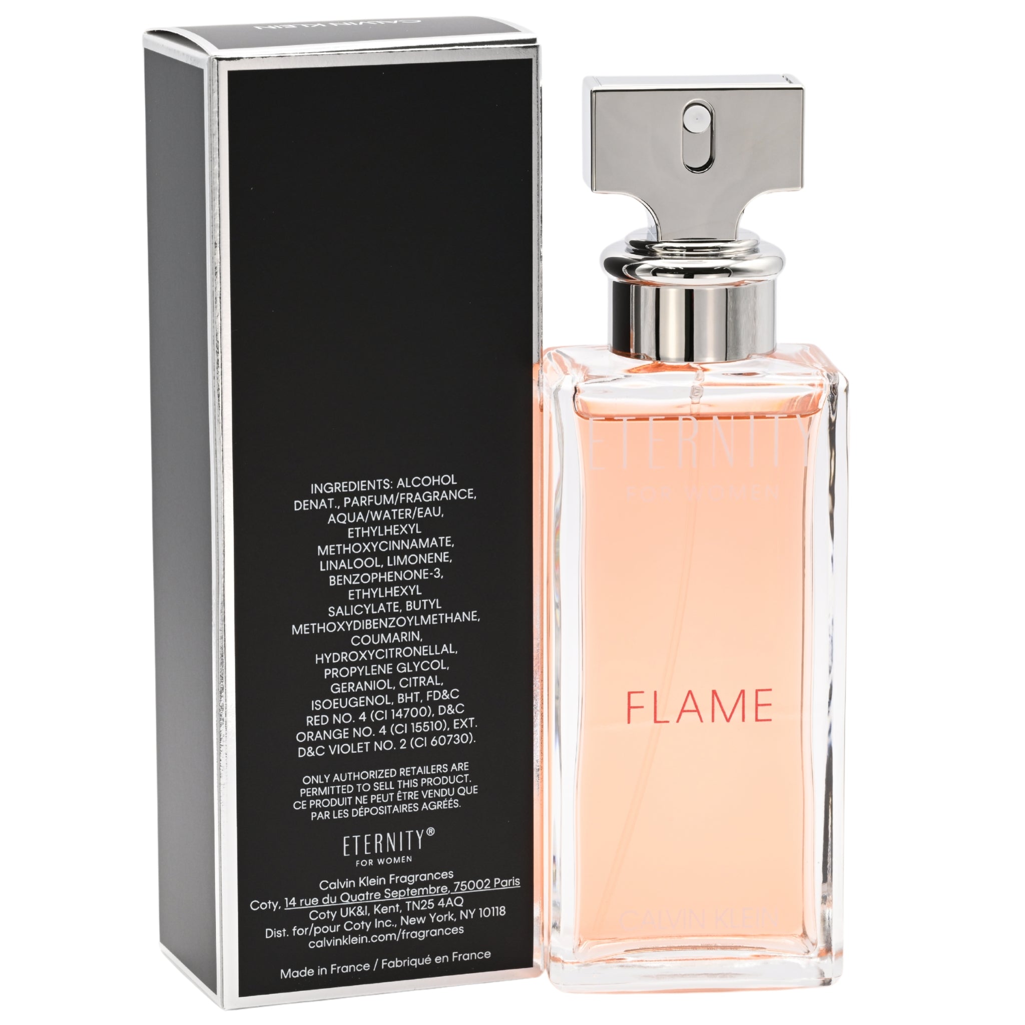 ETERNITY FLAME by Calvin Klein 3.3 / 3.4 oz EDP Perfume For Women New in Box