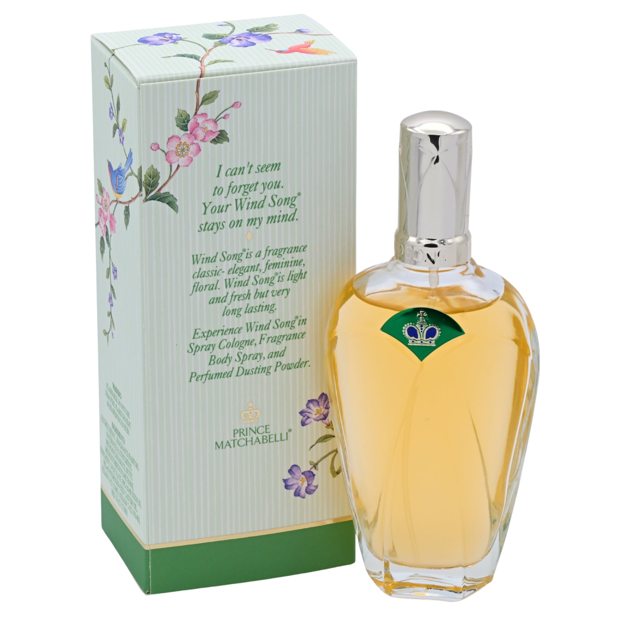 WIND SONG by Prince Matchabelli Perfume 2.6 New in Box