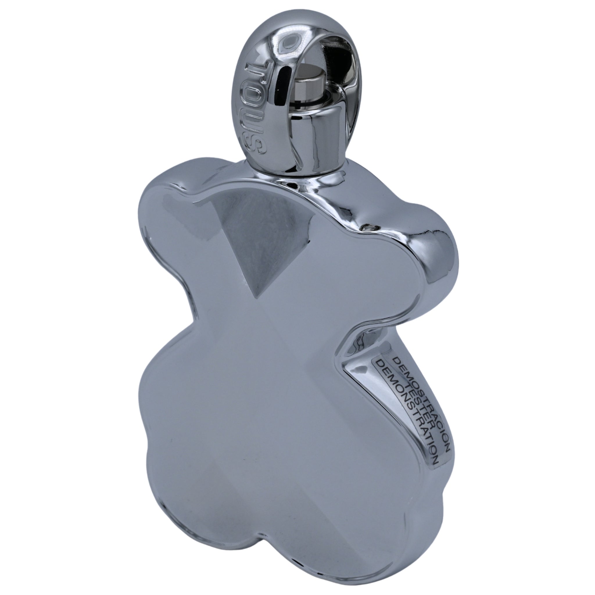 Loveme The Silver by Tous perfume bottle on a white background
