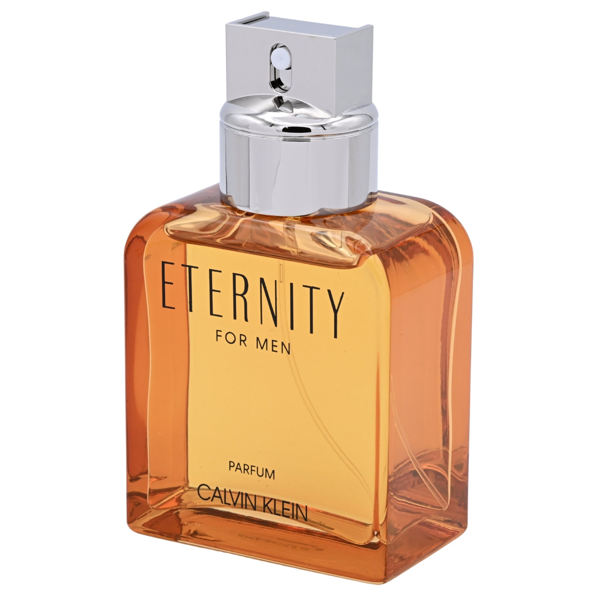Calvin Klein Eternity for Men parfum bottle on a white background