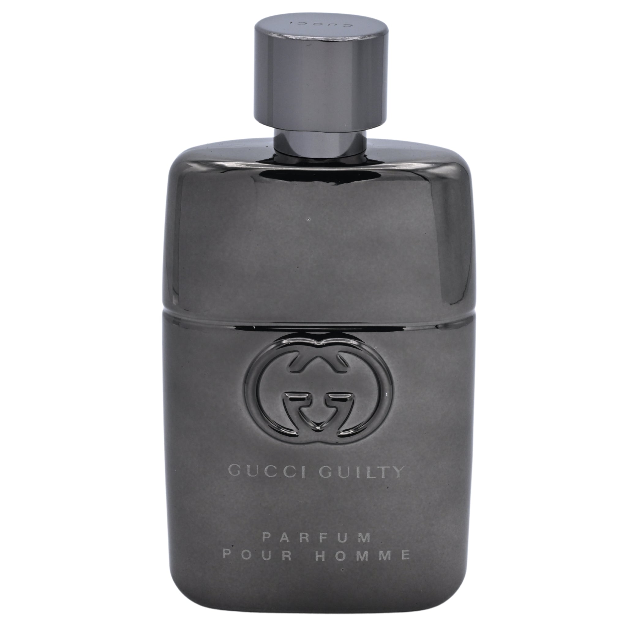 Gucci Guilty Parfum pour Homme bottle on a white background