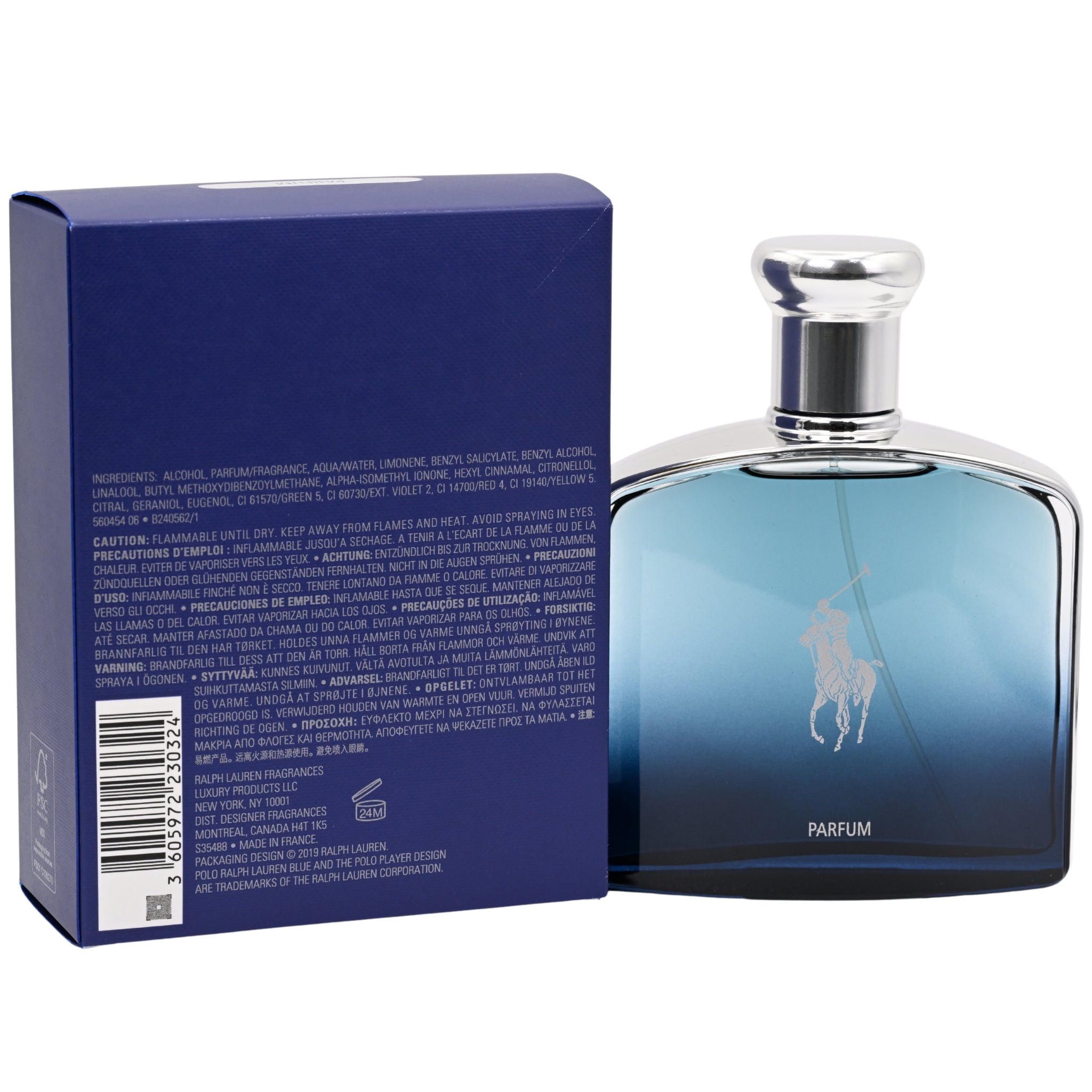 Polo Deep Blue by Ralph Lauren cologne for men EDP 4.2 oz New In Box