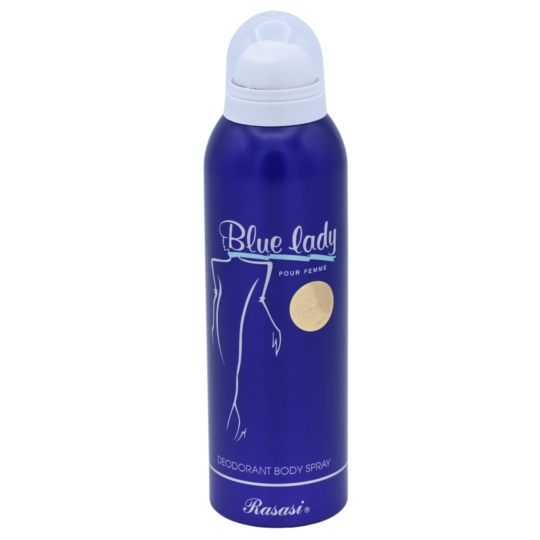 Rasasi Blue Lady Deodorant Body Spray Women, 6.67 oz 200ml