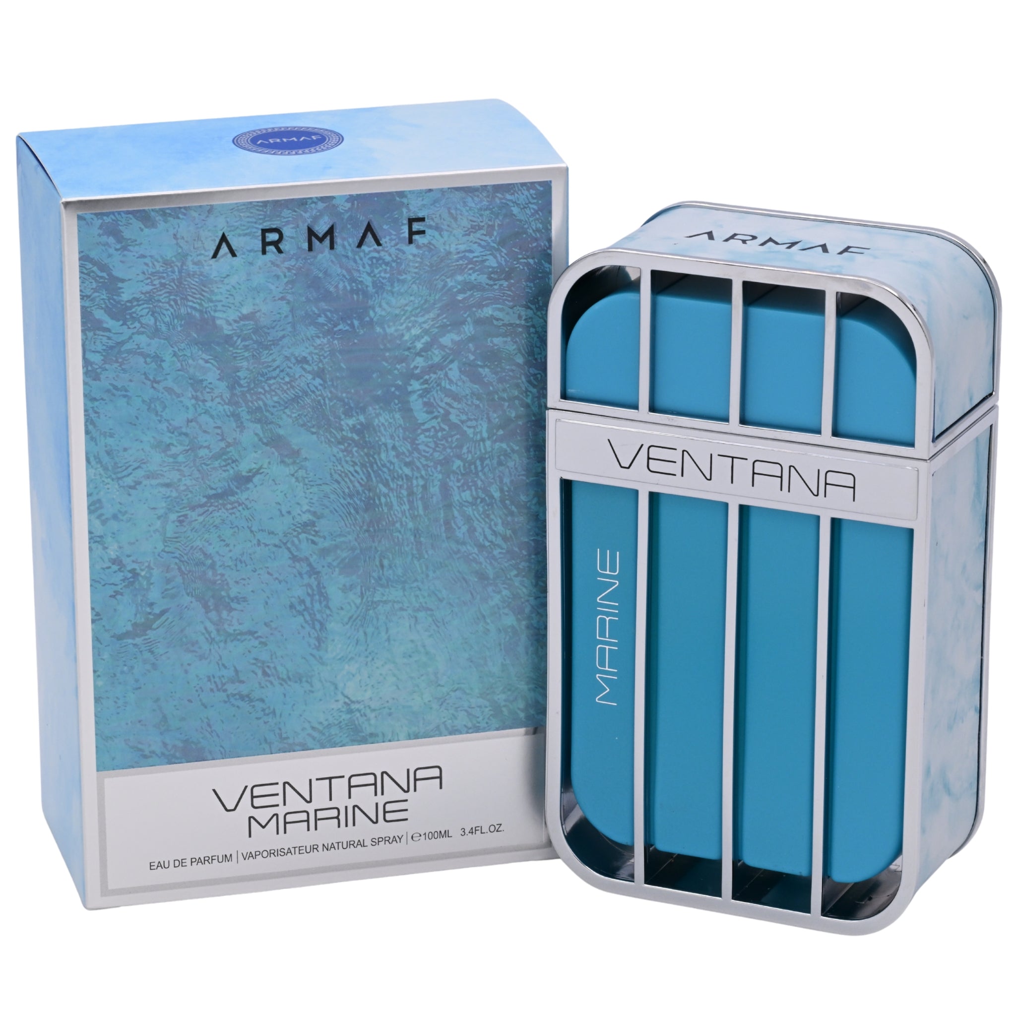 Armaf Ventana Marine Eau de Parfum Spray for Men 3.4 oz (100 ml) - Armaf