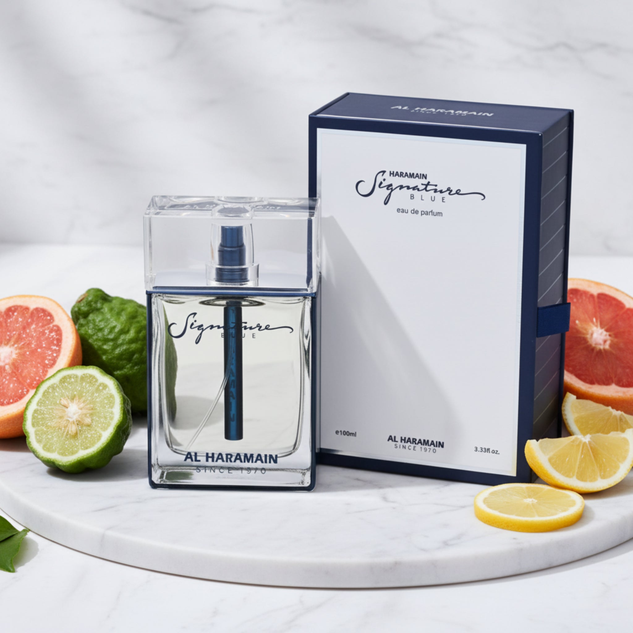 Al Haramain Signature Blue Eau de Parfum (EDP) Spray for Men 3.3/3.4 oz (100 ml) New in Retail Box