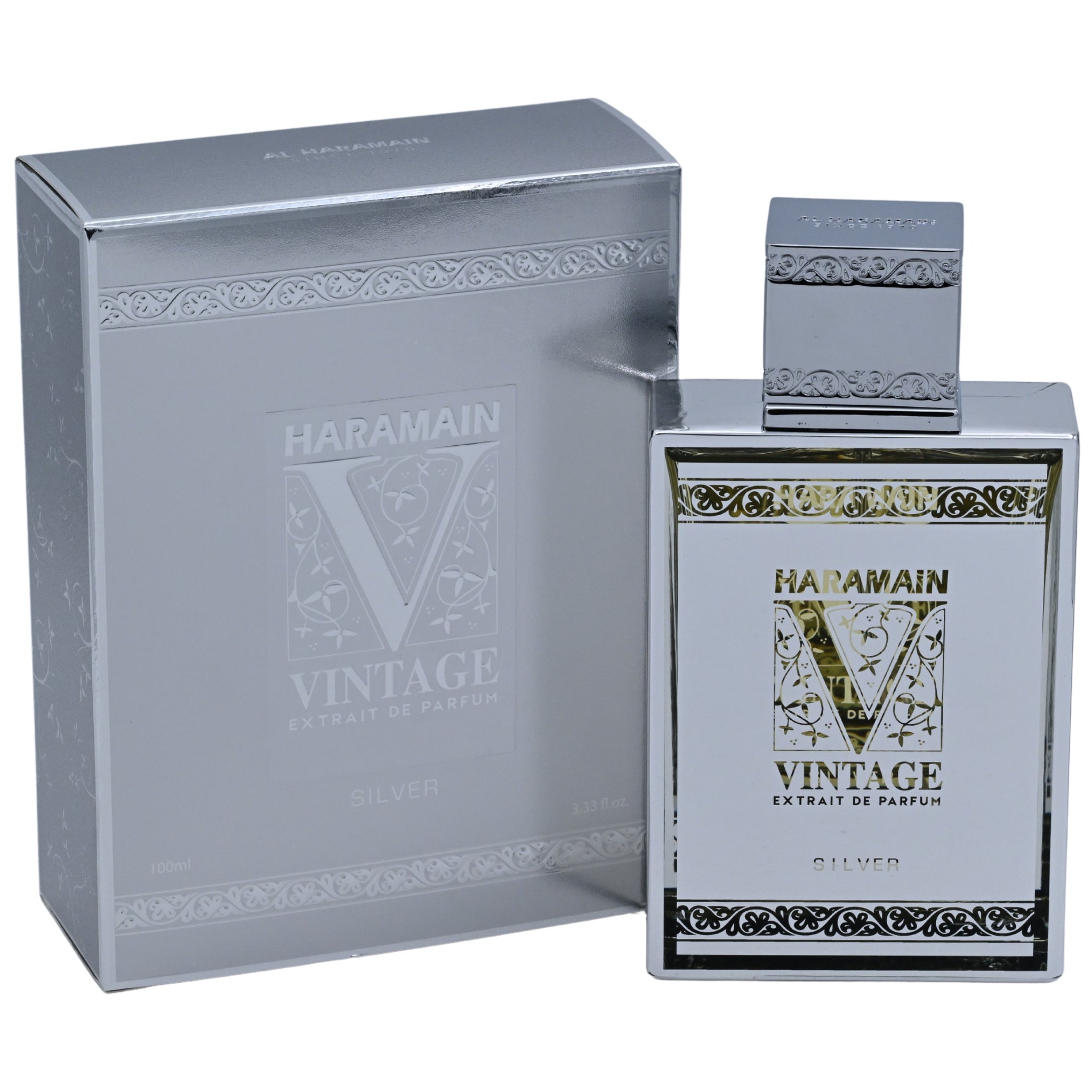 Al Haramain Vintage Silver Extrait de Parfum Spray Unisex 3.4 oz / 100 ml New Retail Box