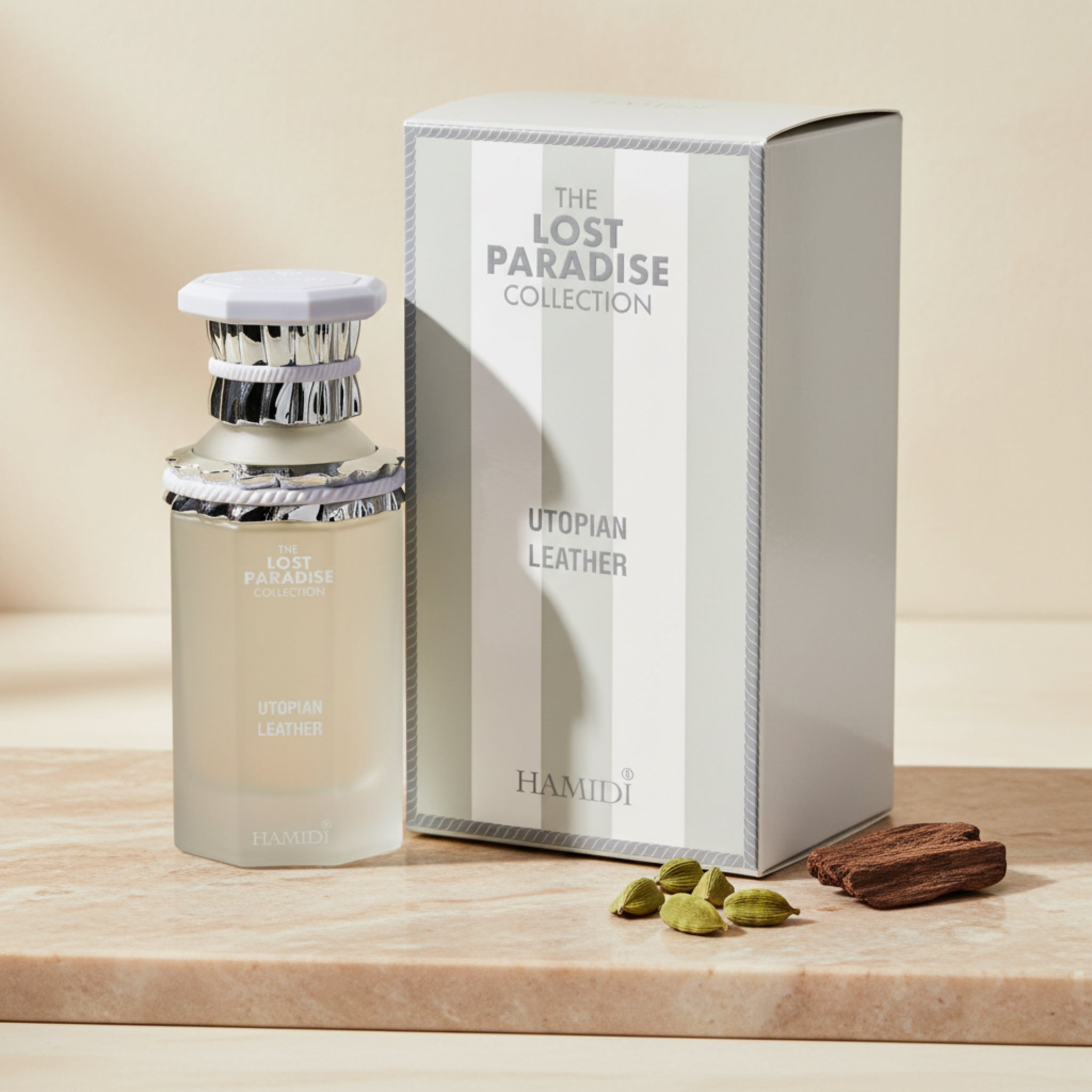 Hamidi The Lost Paradise Utopian Leather EDP Spray Unisex 3.4 oz New Box