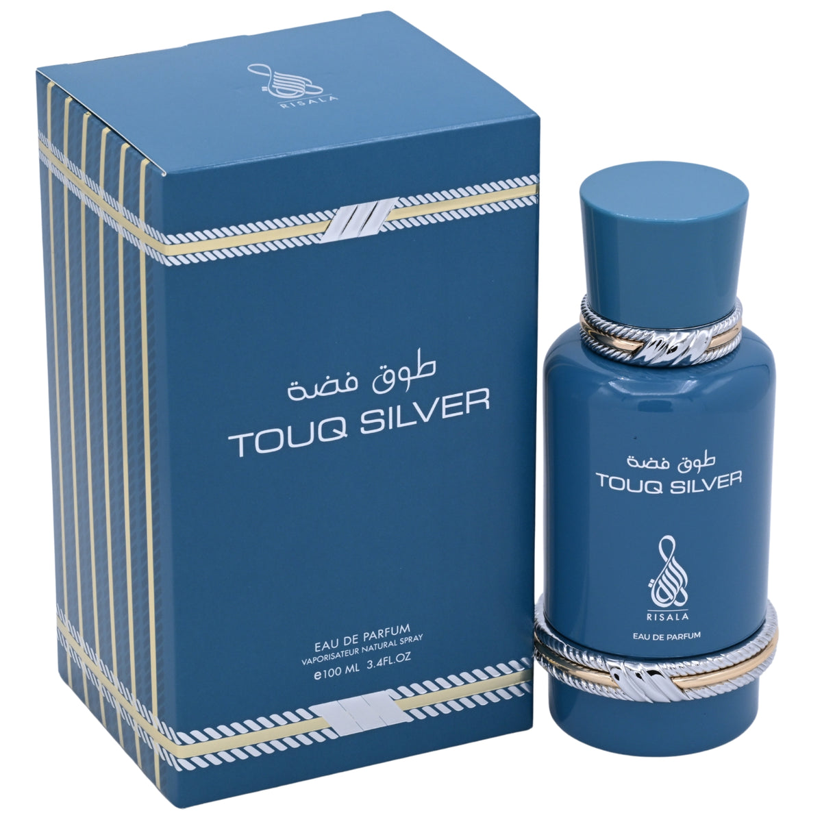 Risala Touq Silver EDP Unisex Spray 3.4 oz 100ml New Box
