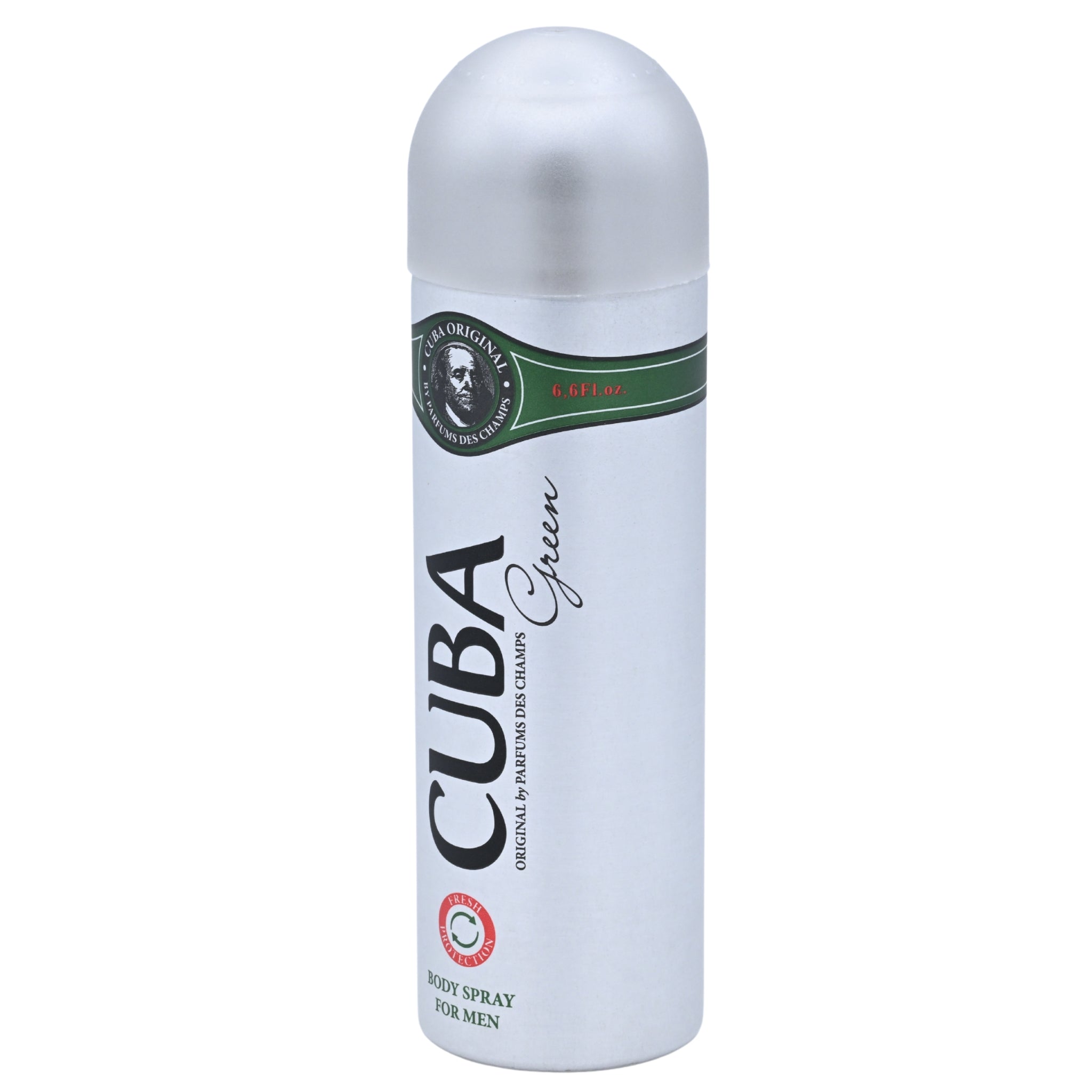 Cuba Green Deodorant Body Spray for Men 6.7 oz (200 ml) by Cuba