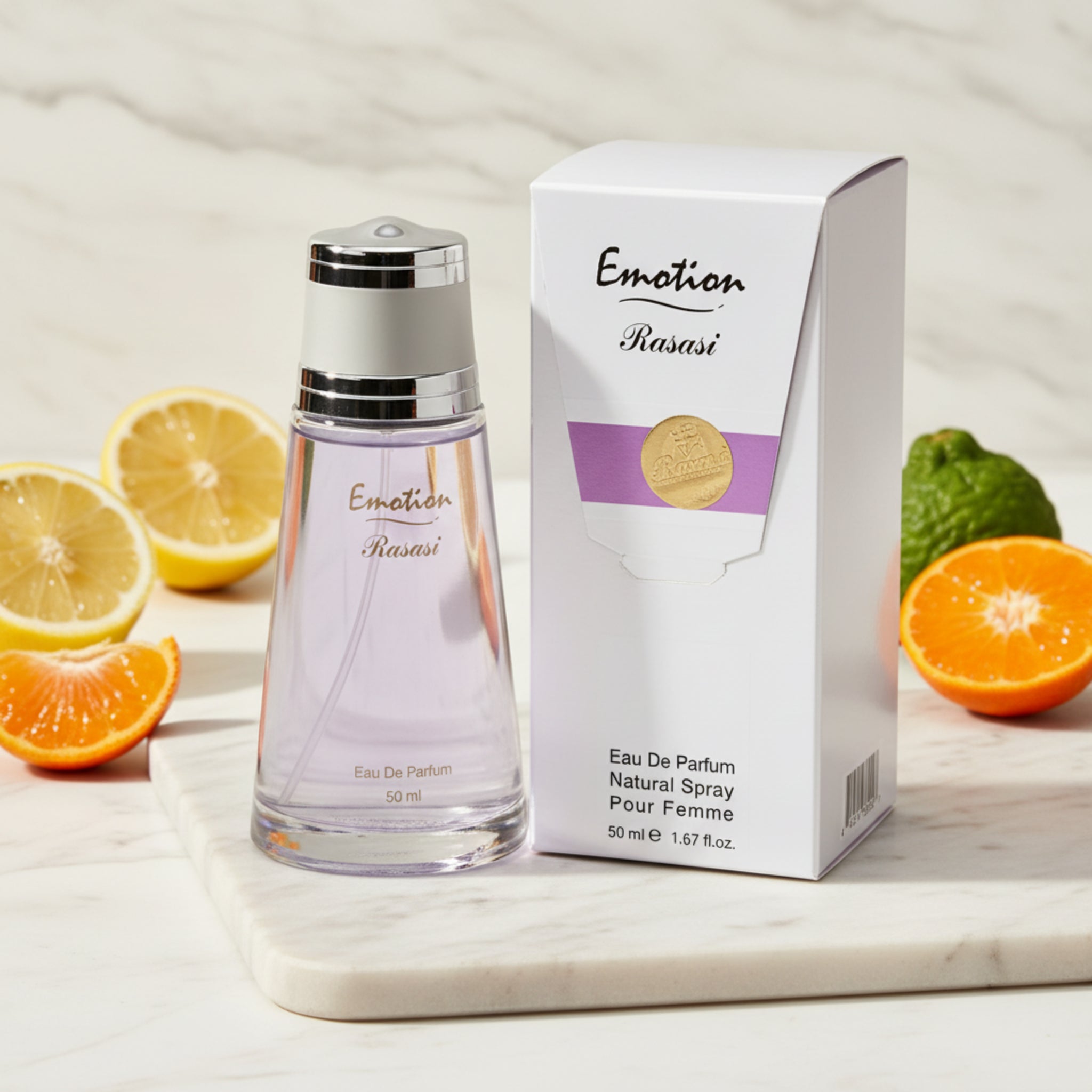 Rasasi Emotion Eau de Parfum (EDP) Spray for Women 1.7 oz (50 ml) New Retail Box
