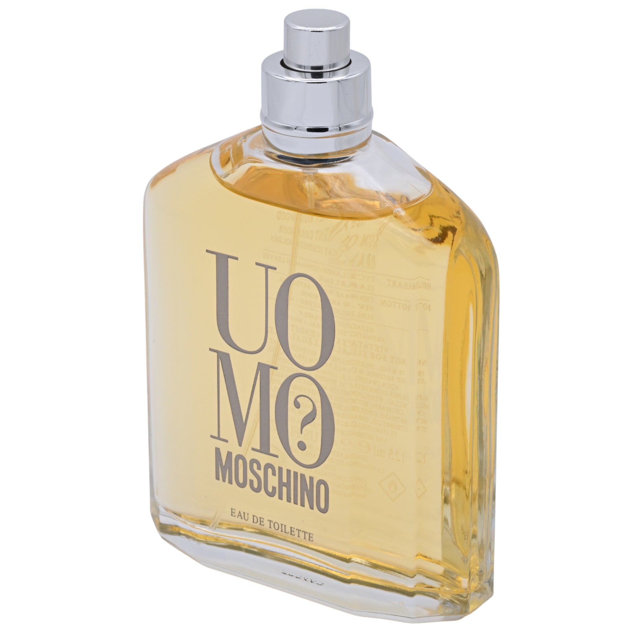 MOSCHINO UOMO Cologne 4.2 oz Edt For Men New tester