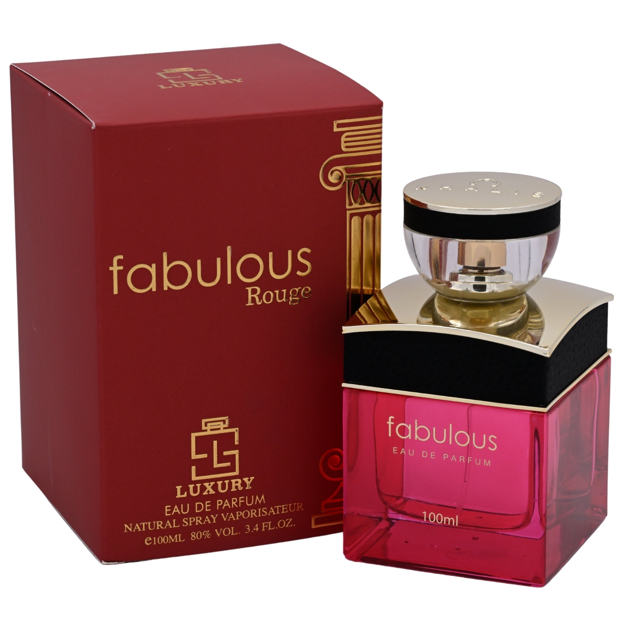 Khalis Fabulous Rouge Luxury Collection Eau de Parfum Spray for Women 3.4 fl oz
