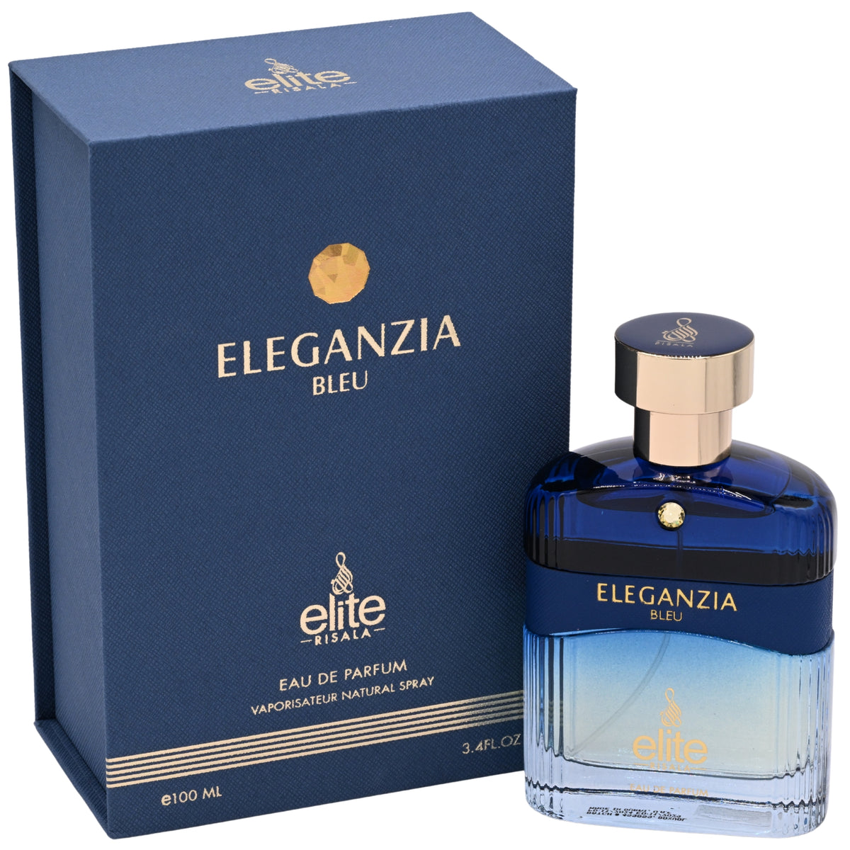 Risala Elite Eleganzia Bleu EDP Spray Unisex 3.4 oz 100ml New Box