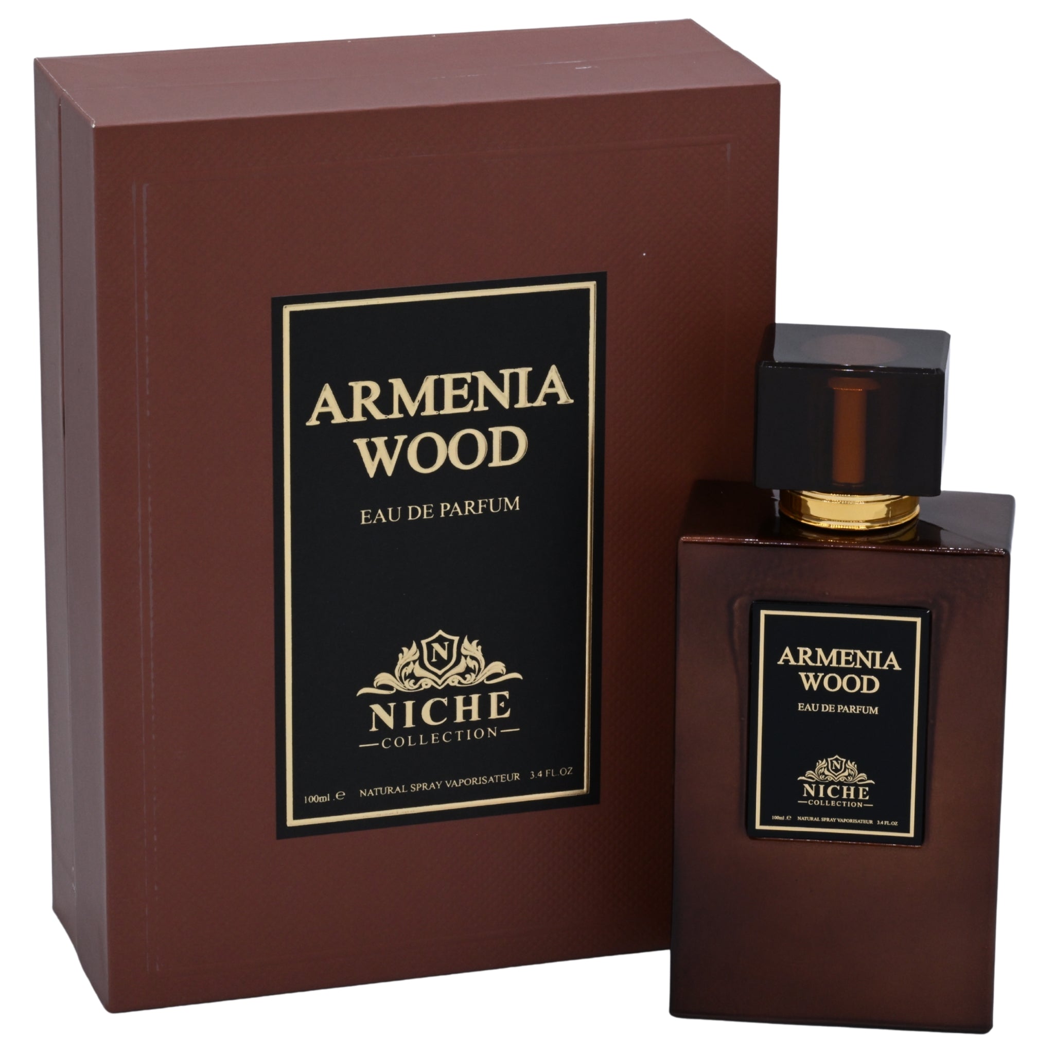 Khalis Armenia Wood Niche Collection Eau de Parfum Spray for Men 3.4 oz