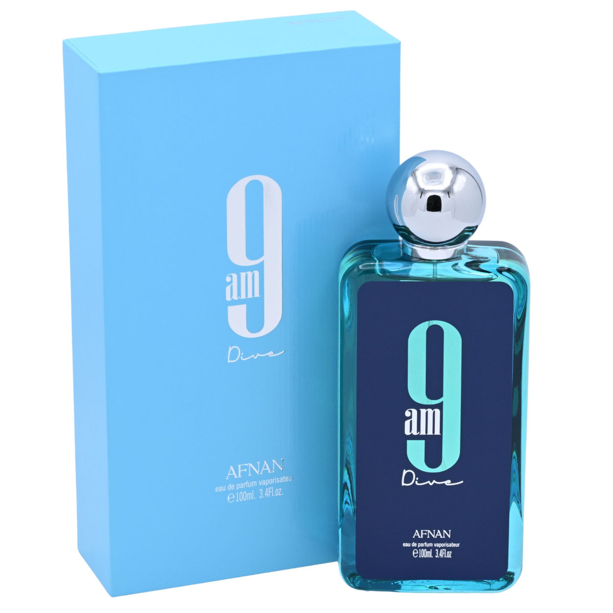 AFNAN 9AM Dive Eau de Parfum Spray Unisex 3.4 oz / 100 ml New Retail Box