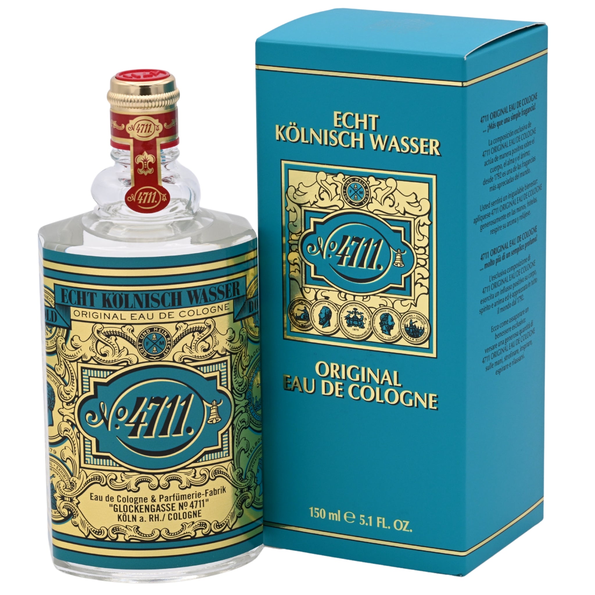 Maurer & Wirtz 4711 Original Eau de Cologne (EDC) Unisex 5.1 oz / 150 ml, New Retail Box