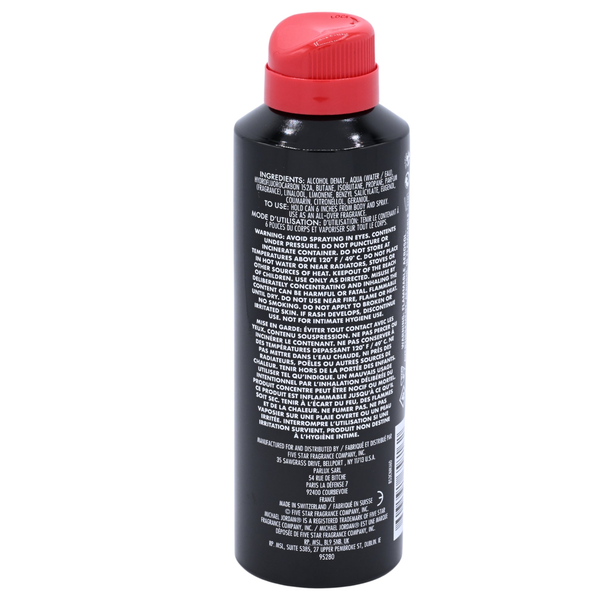 Michael Jordan Flight Body Spray for Men Deodorant Body Spray 6 oz (180 ml)