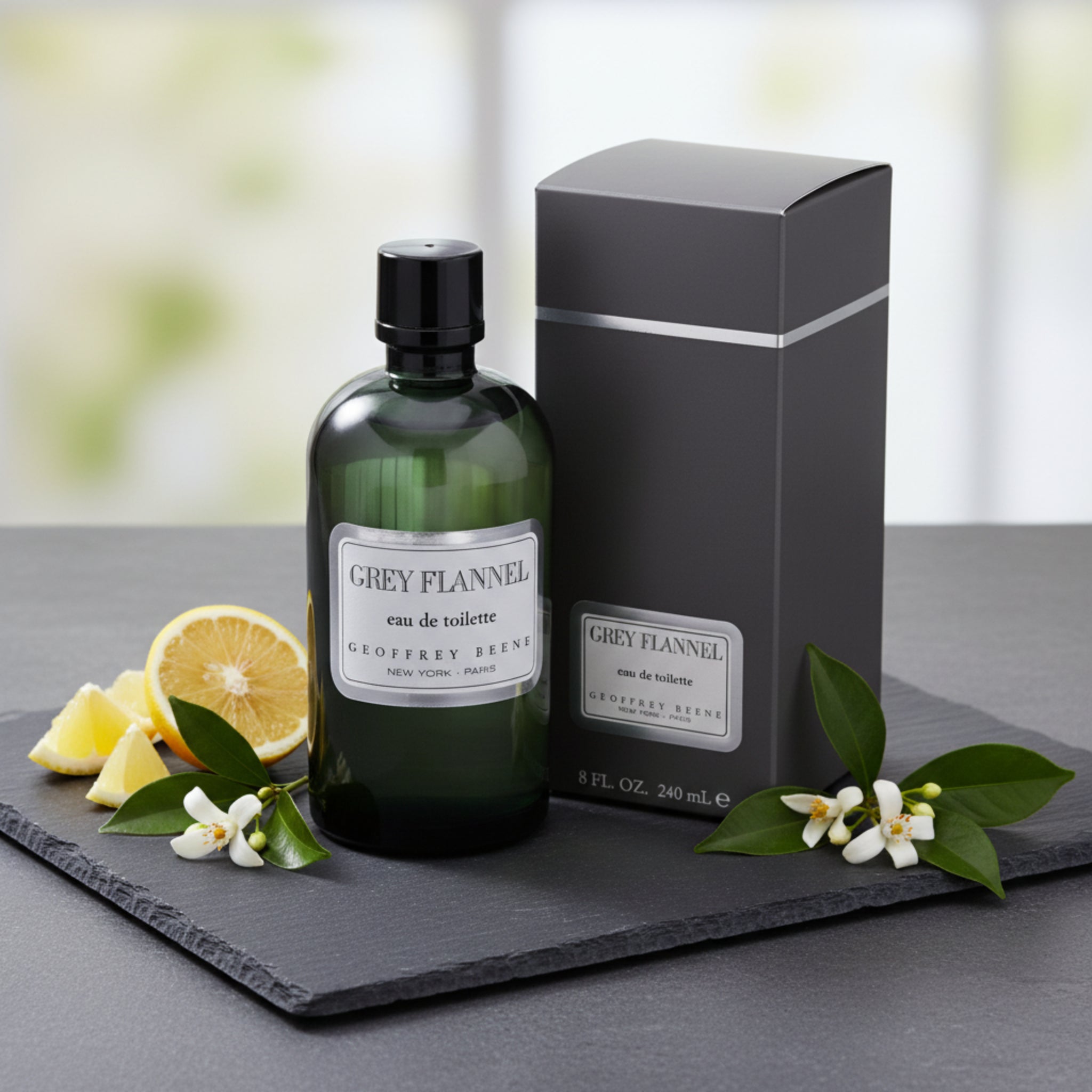 Geoffrey Beene Grey Flannel Eau de Toilette (EDT) Cologne Spray for Men 8.0 fl oz