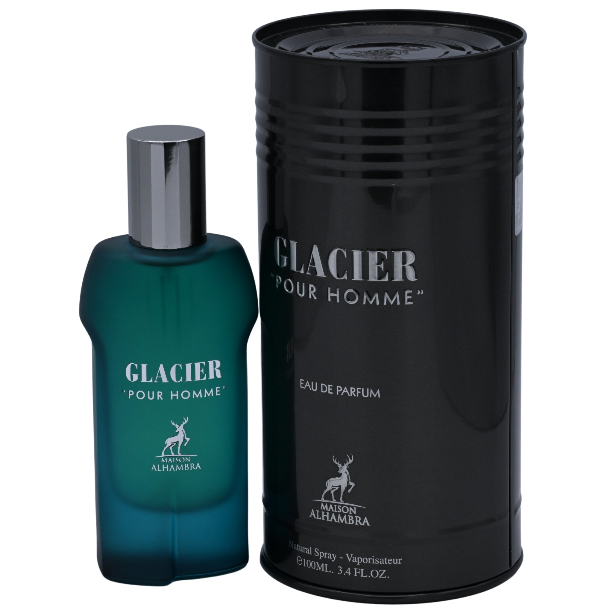 Maison Alhambra Glacier Pour Homme EDP Spray Men 3.4 oz 100ml New Box