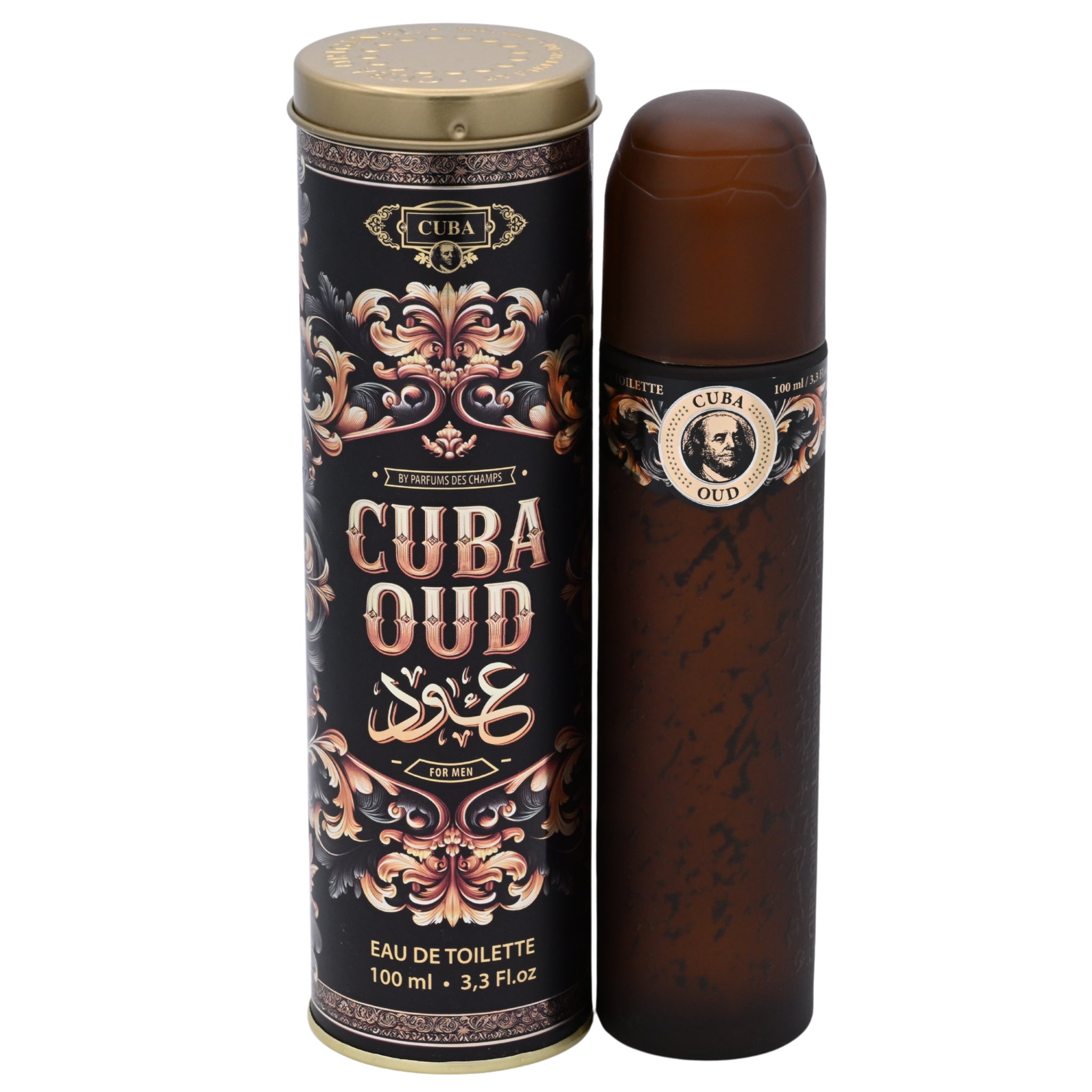 Cuba Oud by Cuba Eau de Toilette Spray for Men 3.3 oz (New in Can)