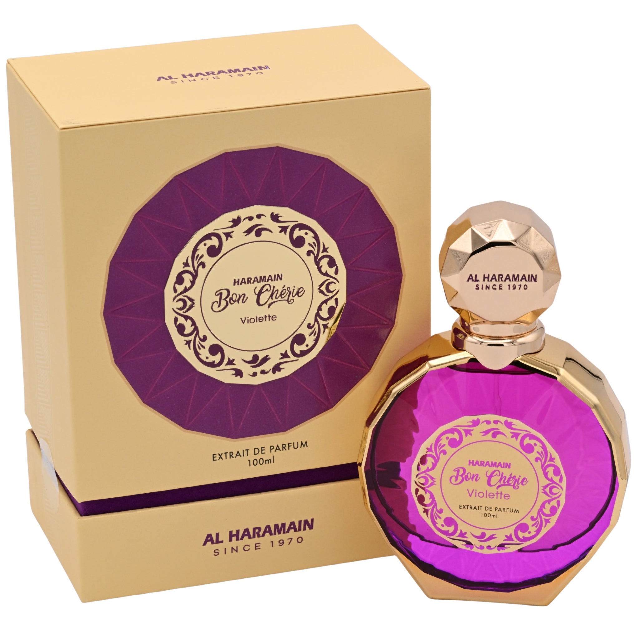 Al Haramain Bon Cherie Violette Eau de Parfum Spray for Women 3.4 fl oz (100 ml) New Retail Box