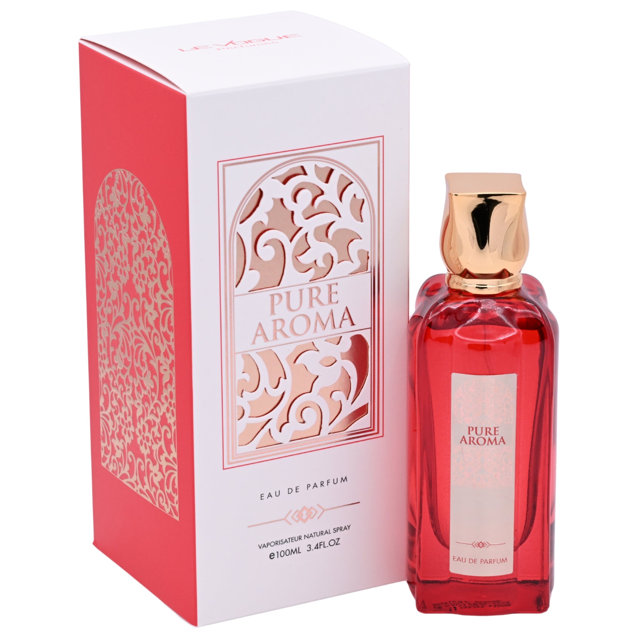 Le Vogue Pure Aroma EDP Spray Women 3.4 oz 100ml New Box