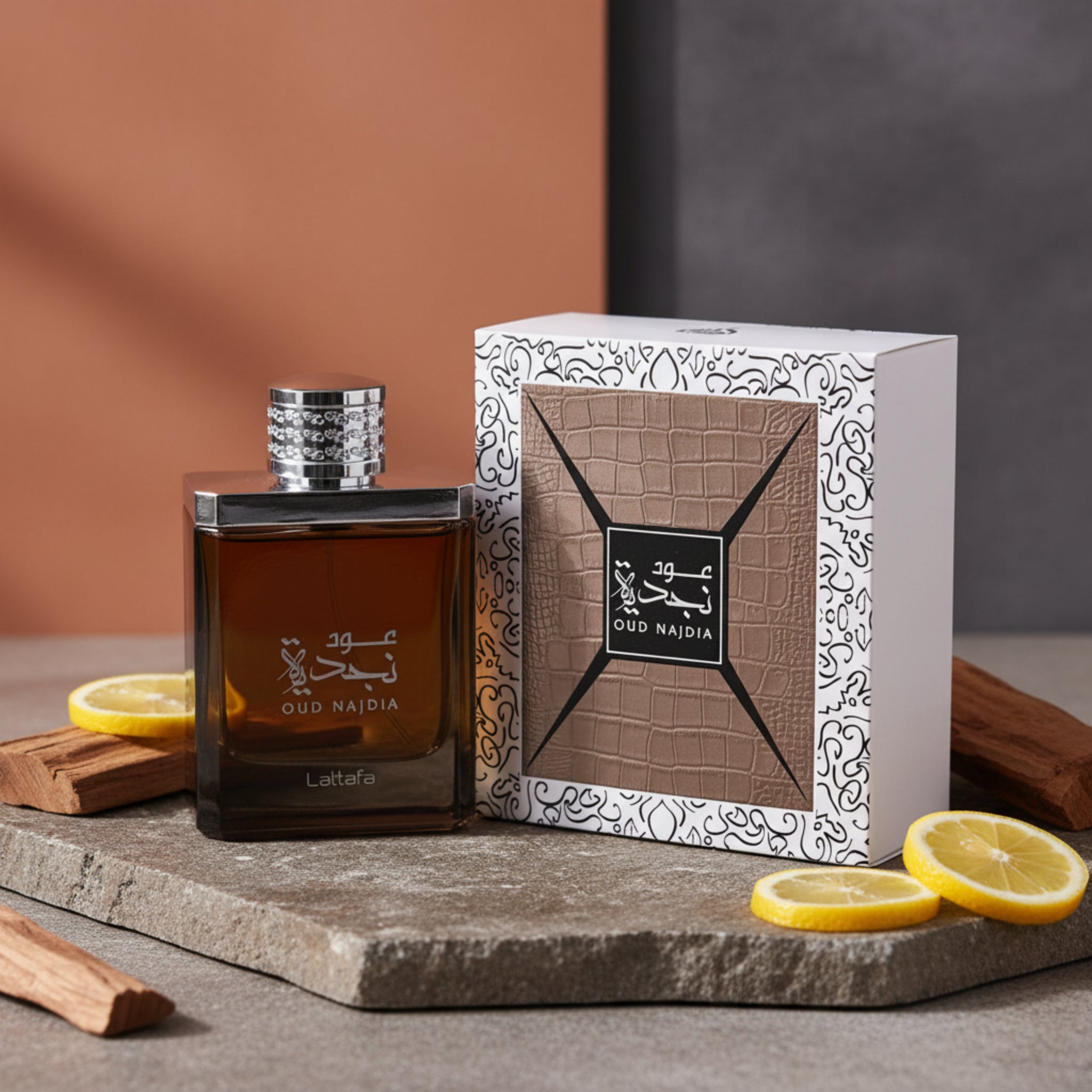 Oud Najdia by Lattafa perfume for unisex EDP 3.3 / 3.4 oz New in Box