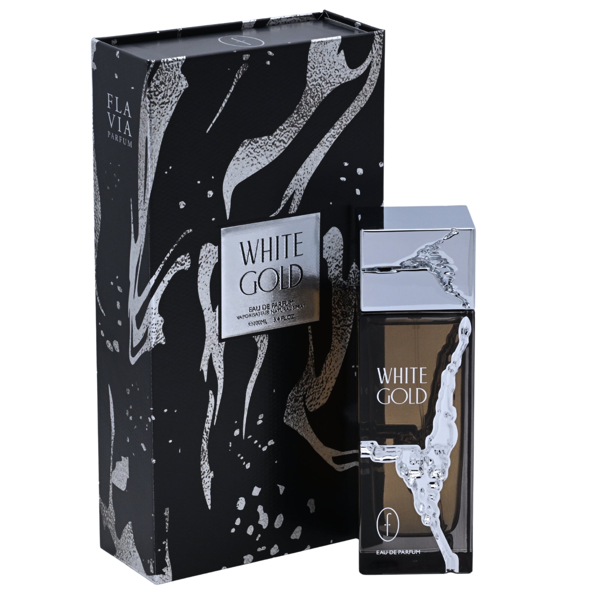 Flavia White Gold Eau de Parfum Spray for Men 3.4 oz New in Retail Box