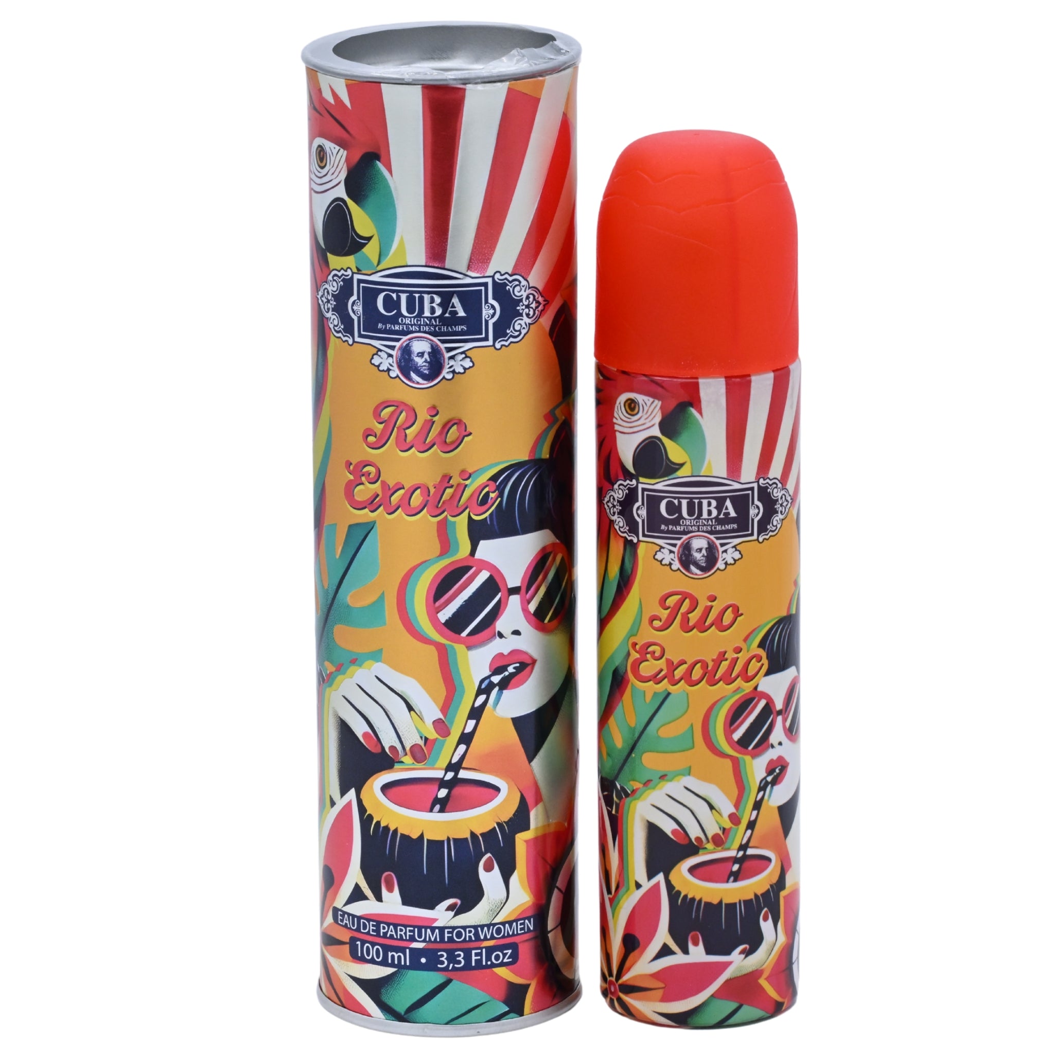 Cuba Rio Exotic Eau de Parfum Spray for Women 3.3 oz (100 ml) by Cuba