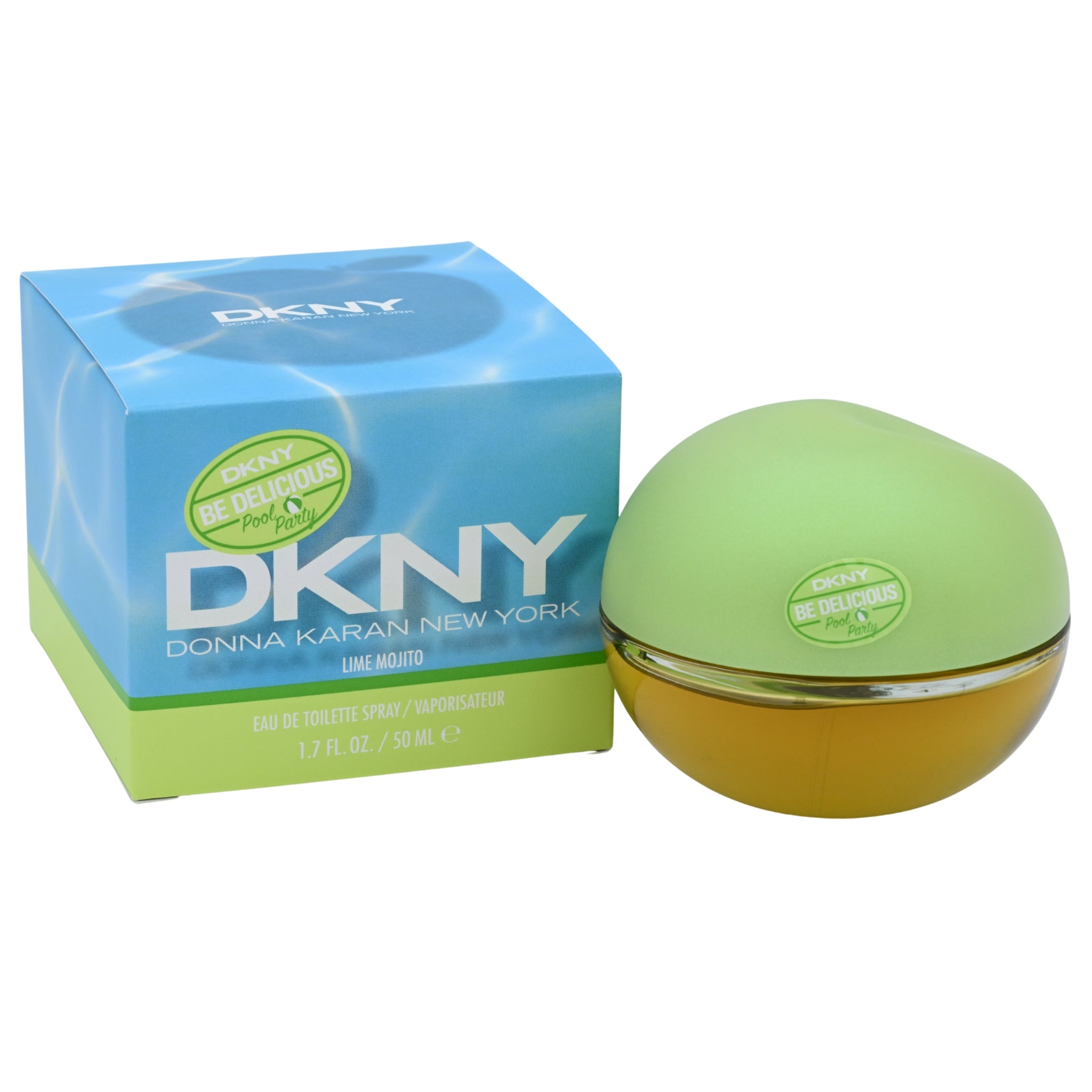 DKNY Be Delicious Pool Party Lime Mojito Eau de Toilette Spray for Women 1.7oz by Donna Karan