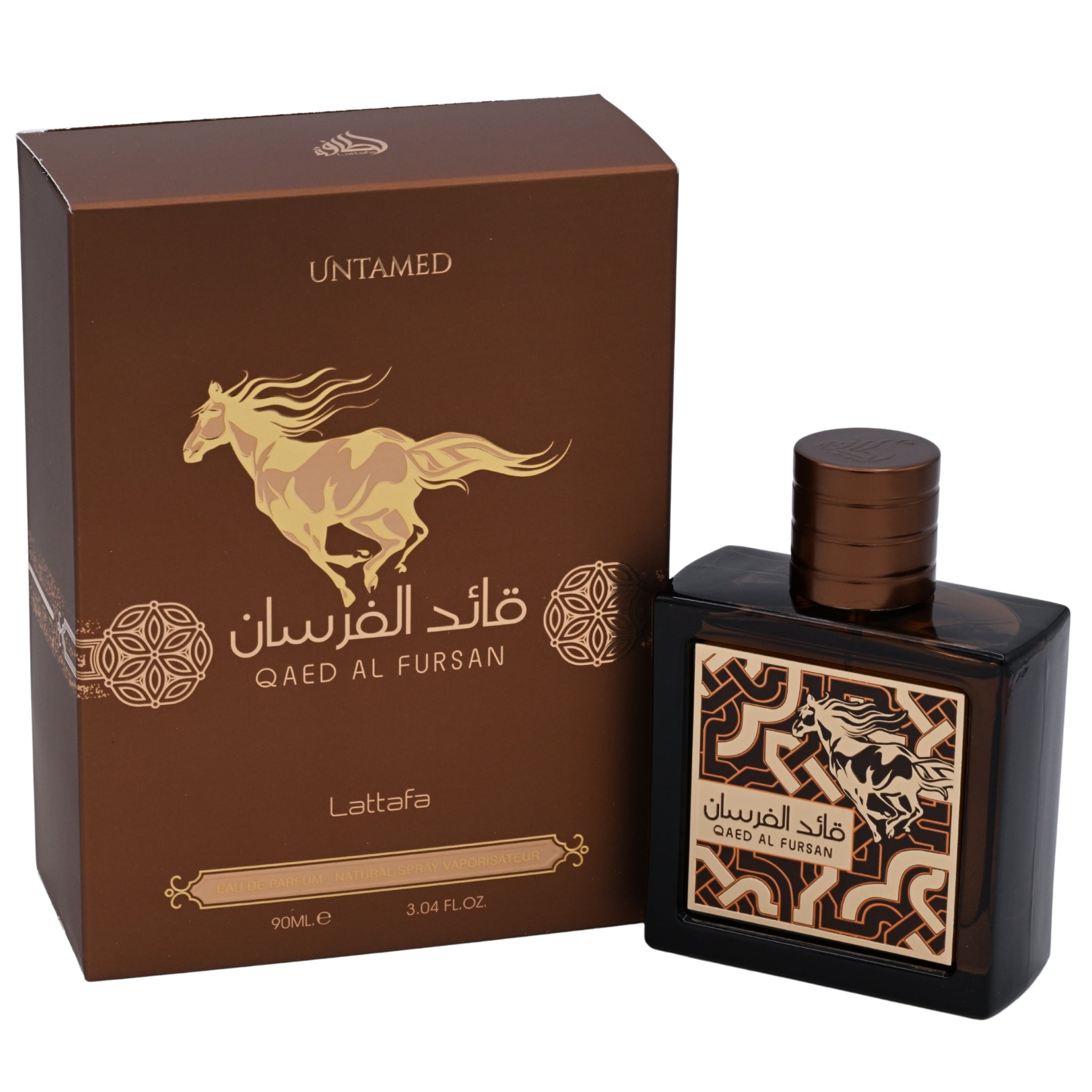 Lattafa Qaed Al Fursan Untamed Eau de Parfum Spray for Men 3.04 oz (100 ml)