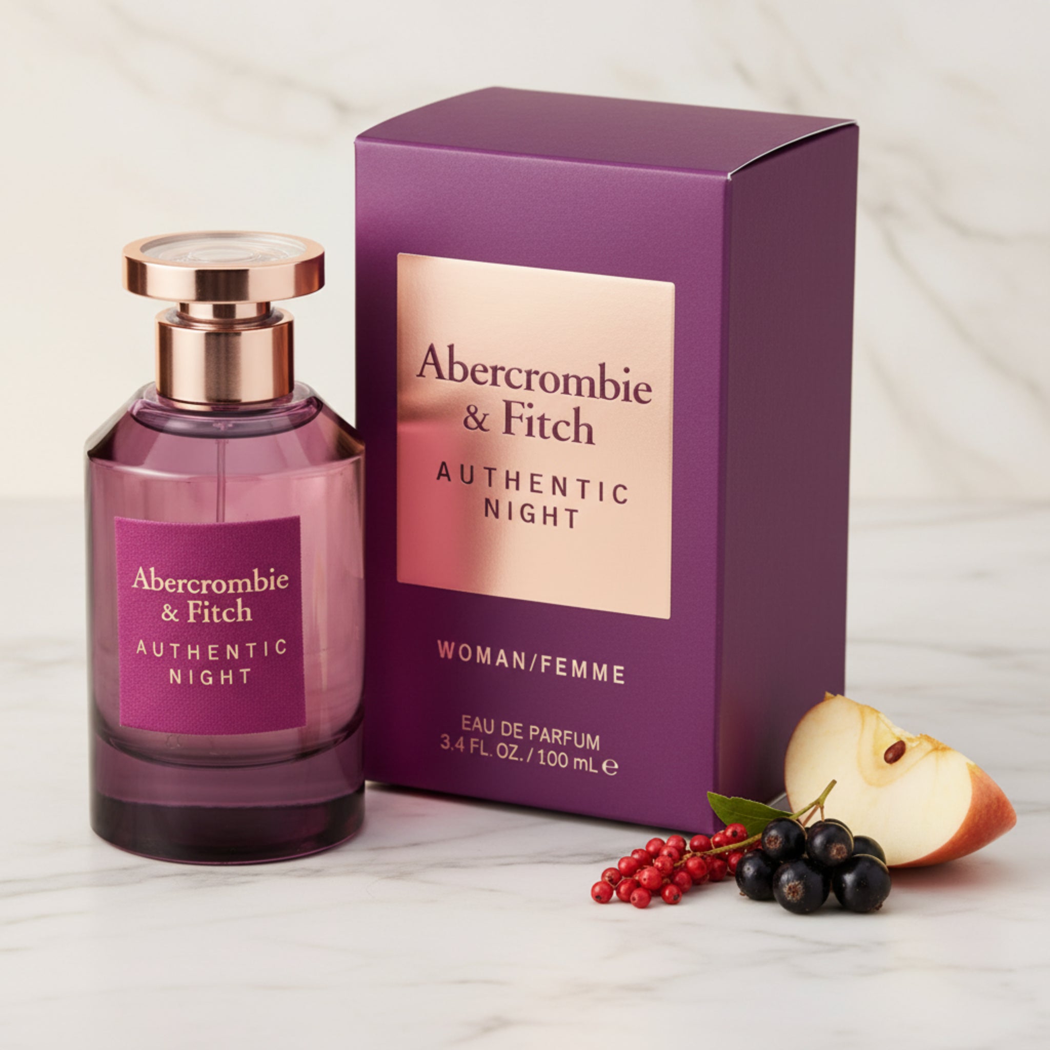 Authentic Night by Abercrombie & Fitch perfume women EDP 3.3 / 3.4 oz New In Box