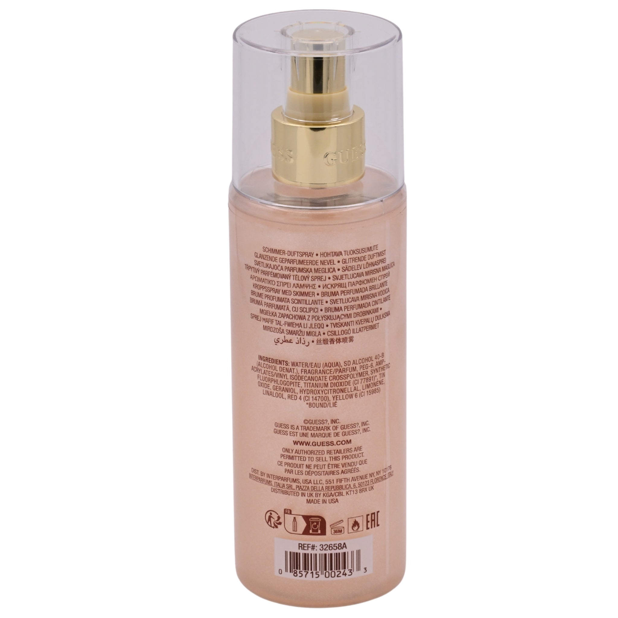 GUESS Bella Vita Rosa Shimmer Fragrance Mist for Women Spray 8.4 fl oz