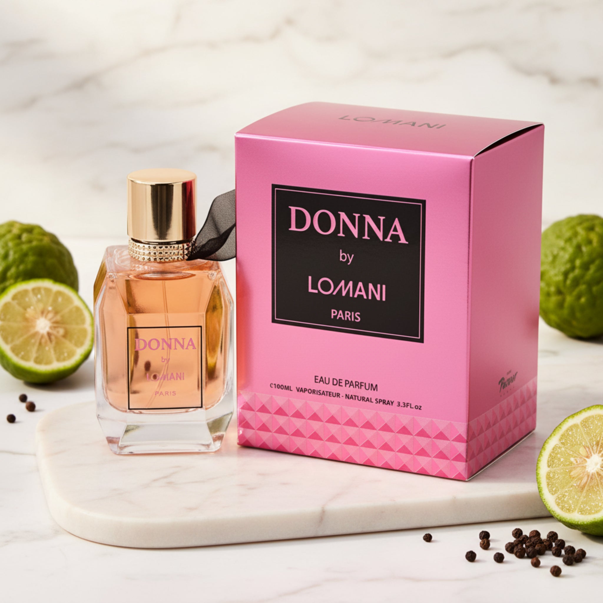 Lomani Donna Eau de Parfum (EDP) Spray for Women 3.4 oz New Retail Box