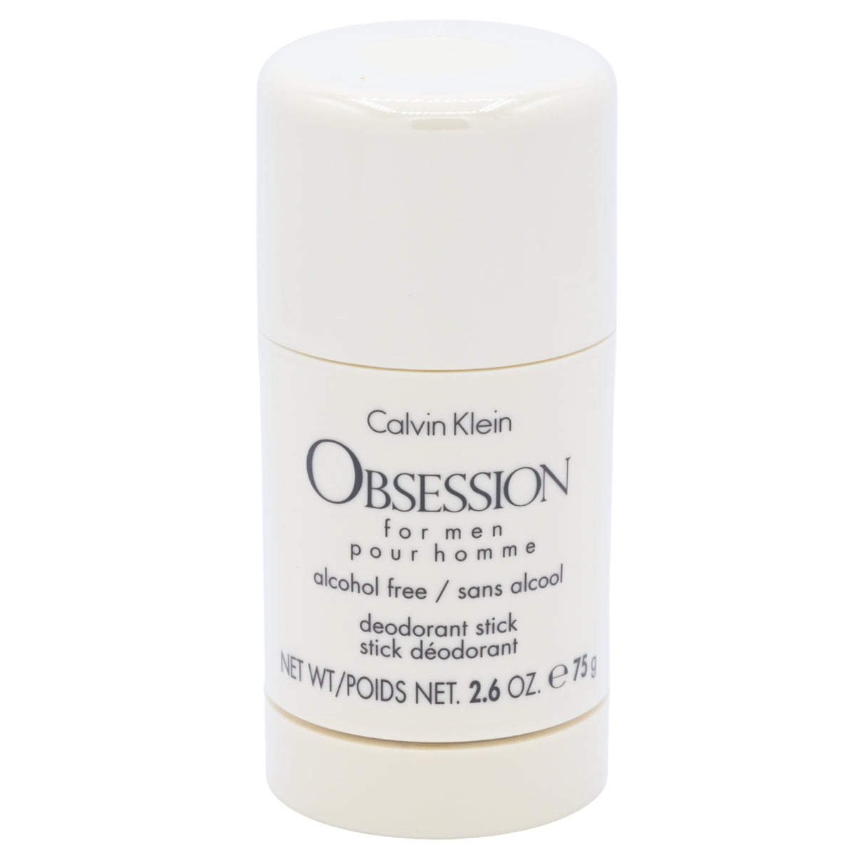 Calvin Klein Obsession Alcohol Free Deodorant Stick for Men 2.6 oz (75 g)