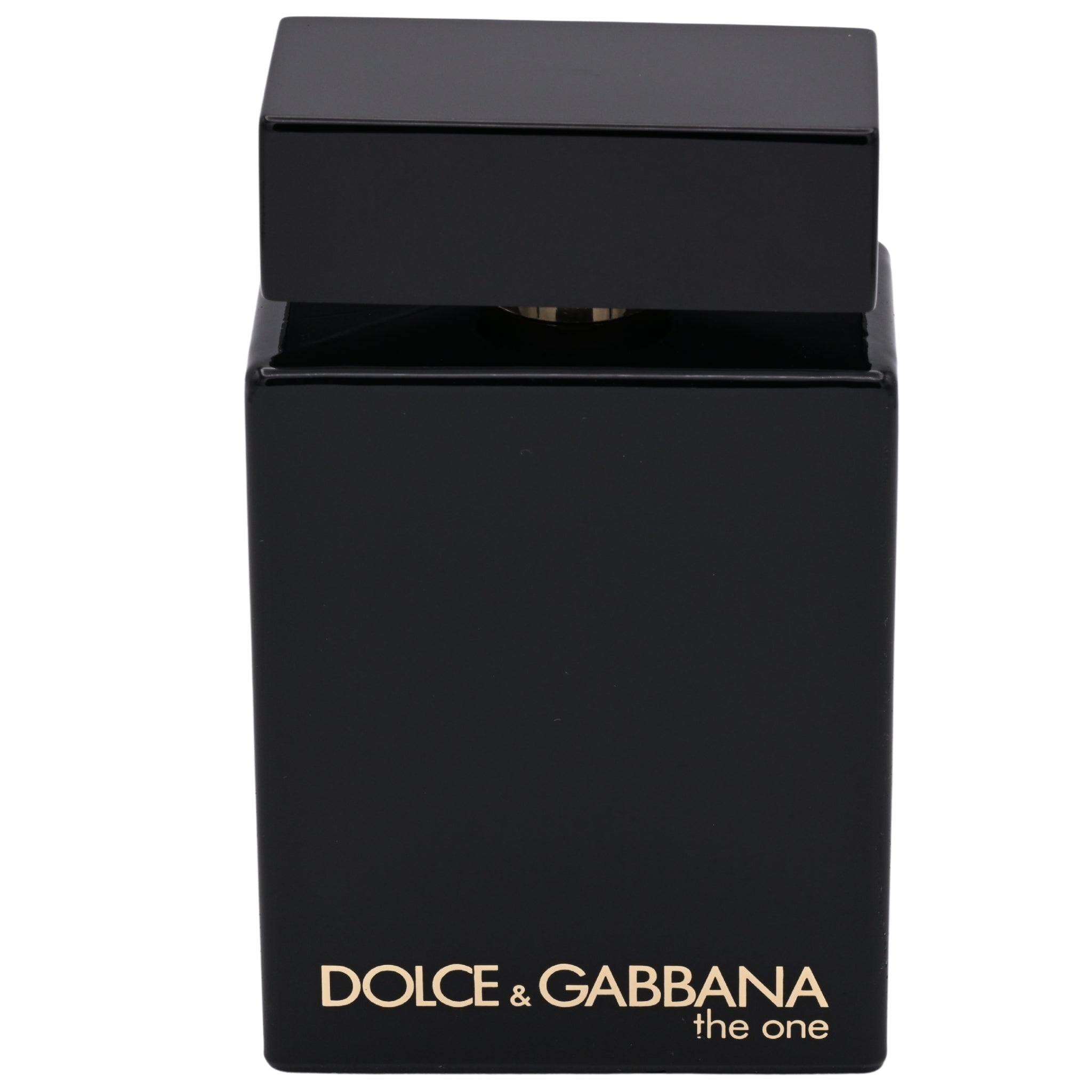 Black Dolce & Gabbana perfume box on a white background