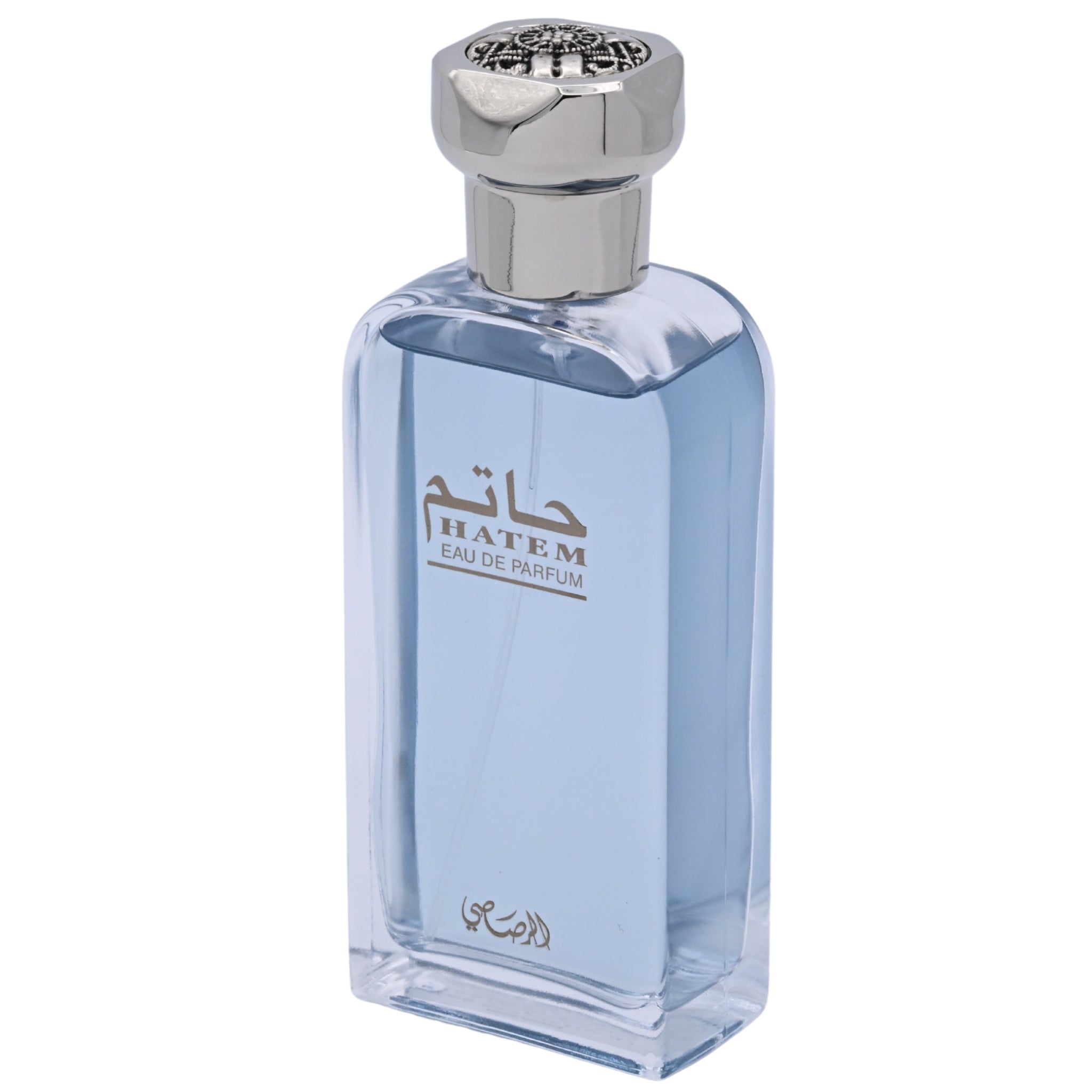 Hatem Eau de Parfum bottle on a white background