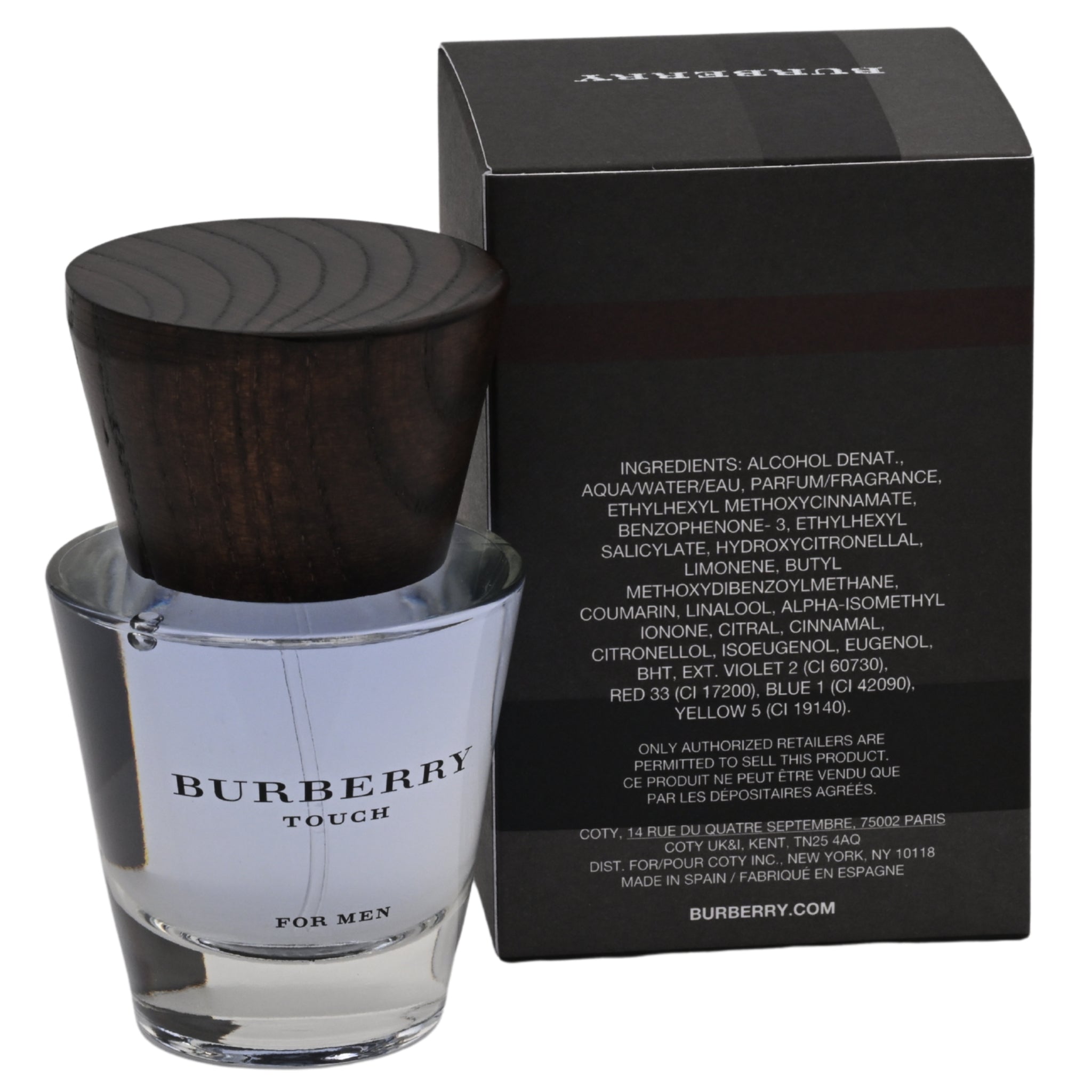 BURBERRY TOUCH By Burberry cologne for men EDT 1.6 oz 1.7 New in Box