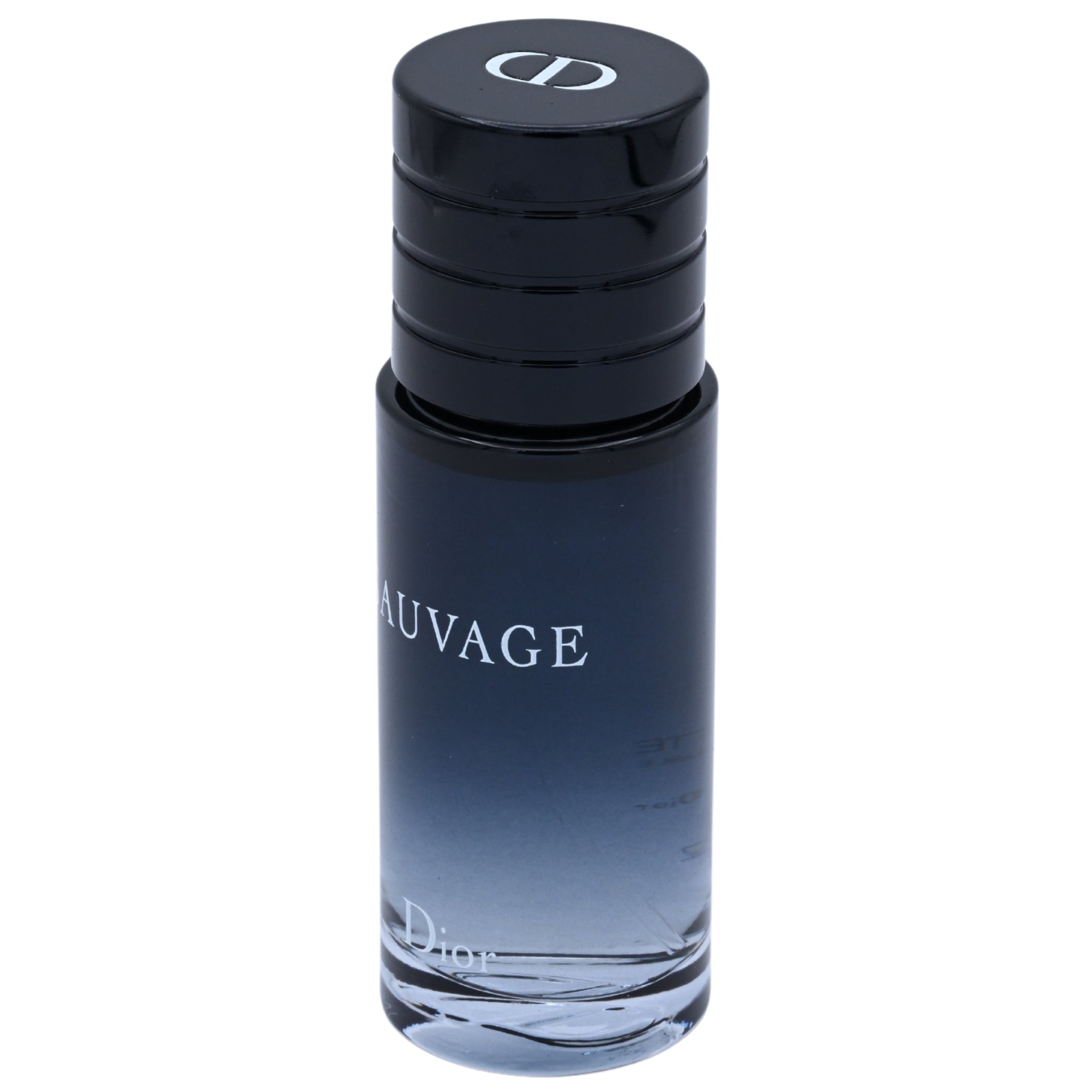 Dior Sauvage perfume bottle on a white background
