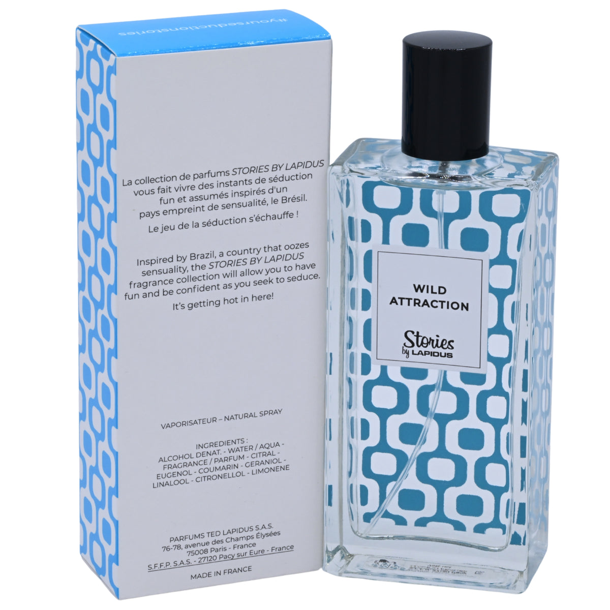 Lapidus Stories EDT Spray Men 3.33 oz 100ml New Box