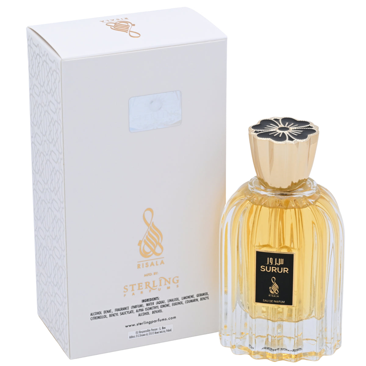 Risala Surur Eau de Parfum Spray Unisex 3.4 oz (100 ml) - New Retail Box