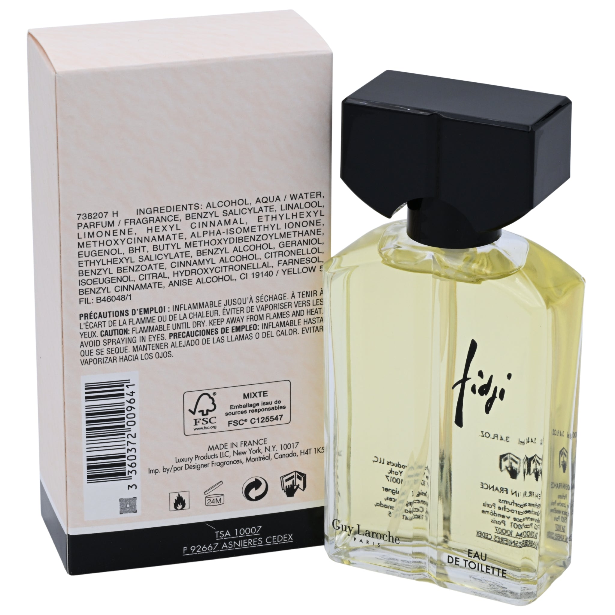 Fidji by Guy Laroche Perfume for Women edt 3.3 / 3.4 oz BRAND NEW IN BOX