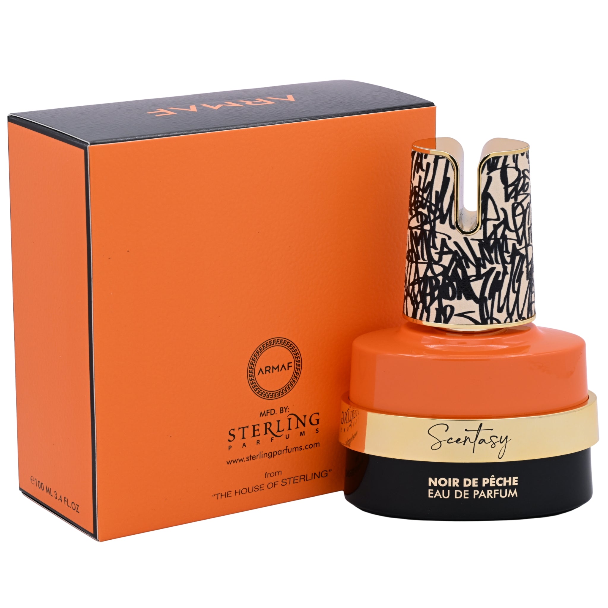 Armaf Scentasy Noir De Peche Eau de Parfum Spray for Men 3.4 oz (100 ml)
