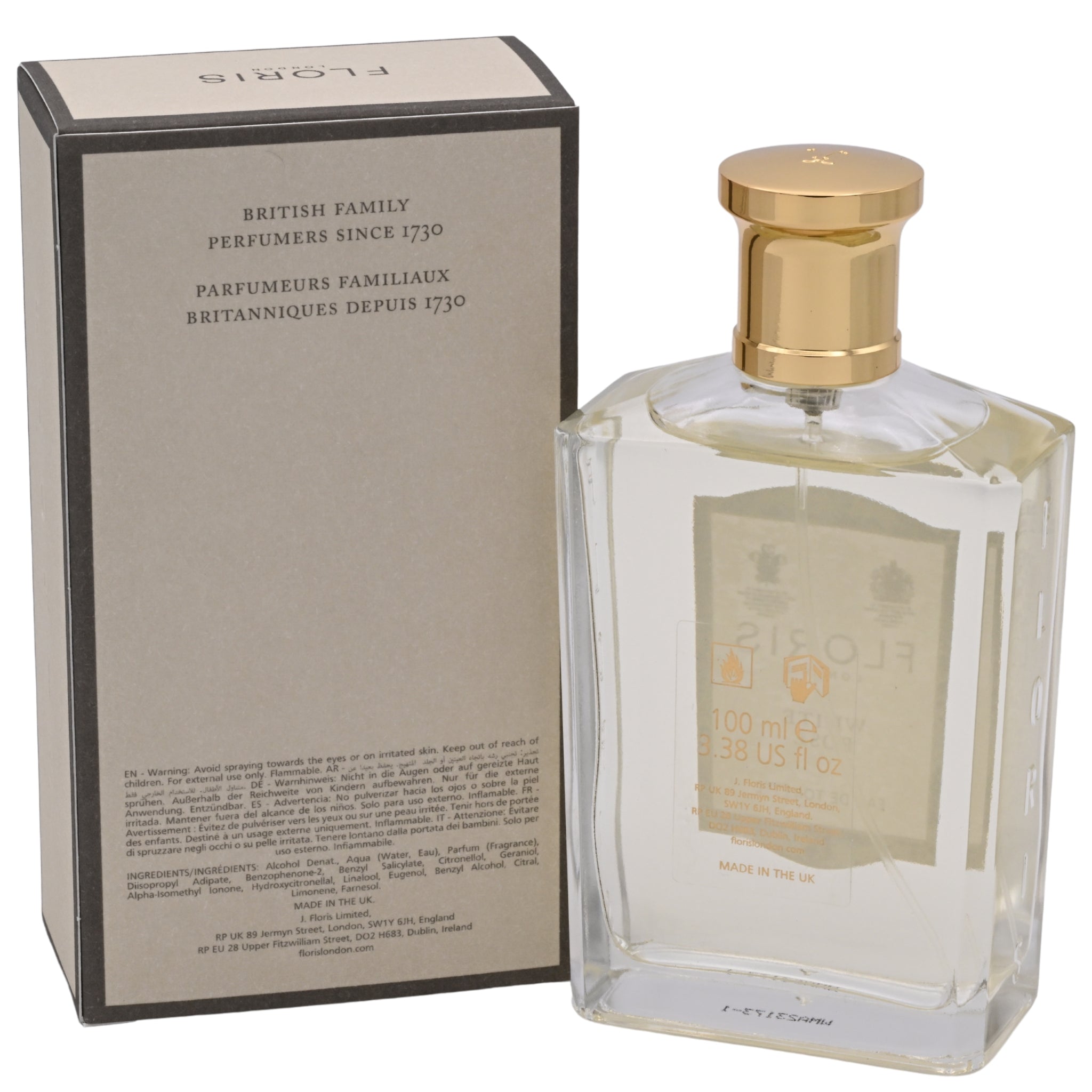 Floris White Rose Eau de Toilette Spray for Women 3.38 oz (New in Box)