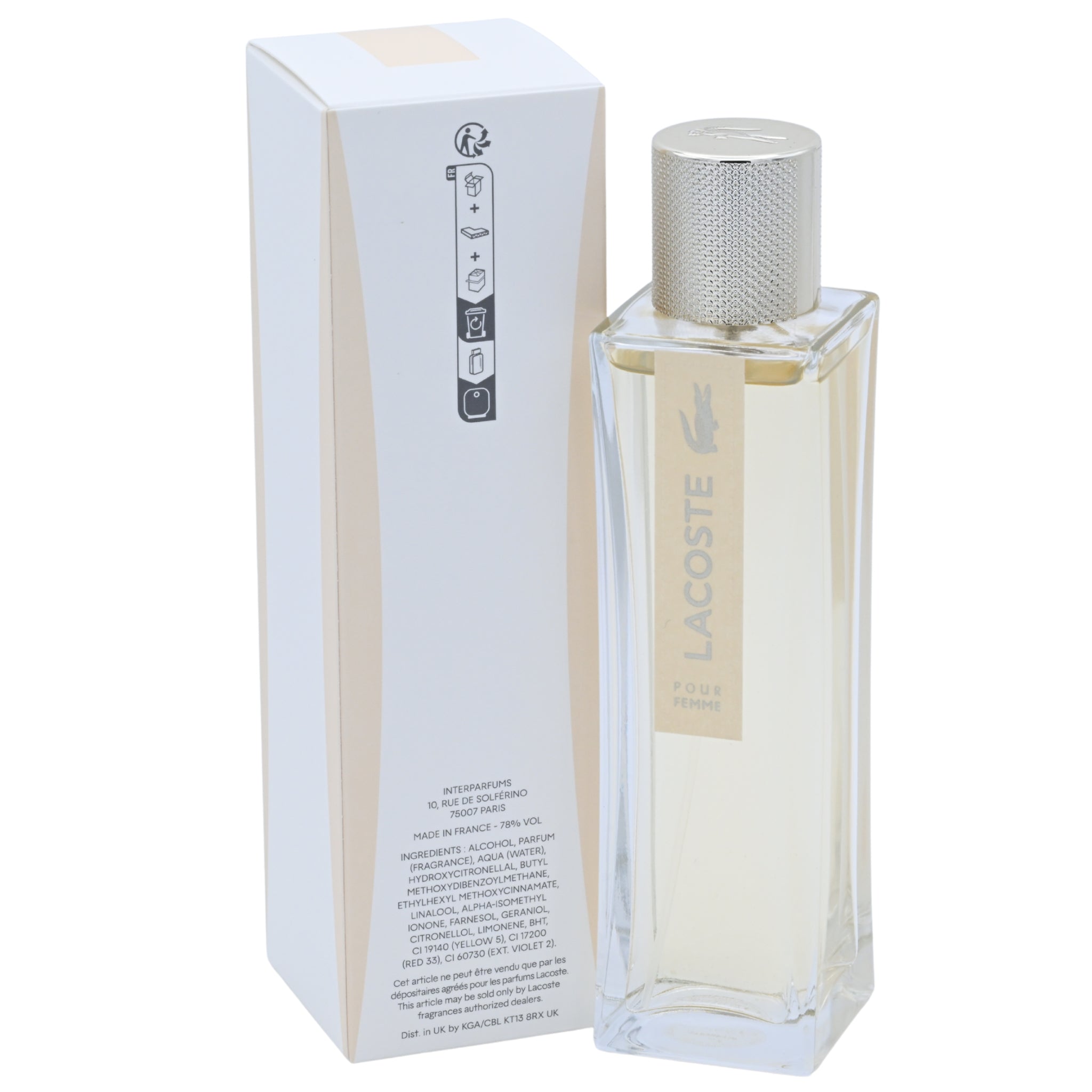 Lacoste Pour Femme by Lacoste perfume EDP 3.0 oz New in Box
